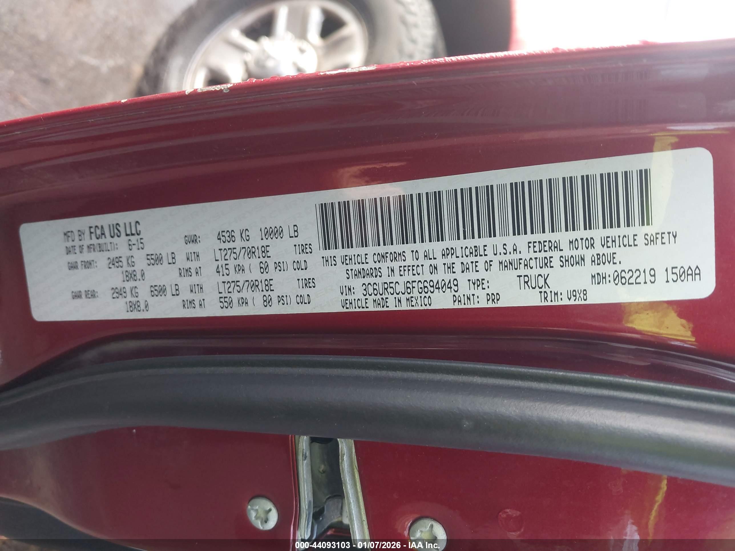 RAM 2500 image 9