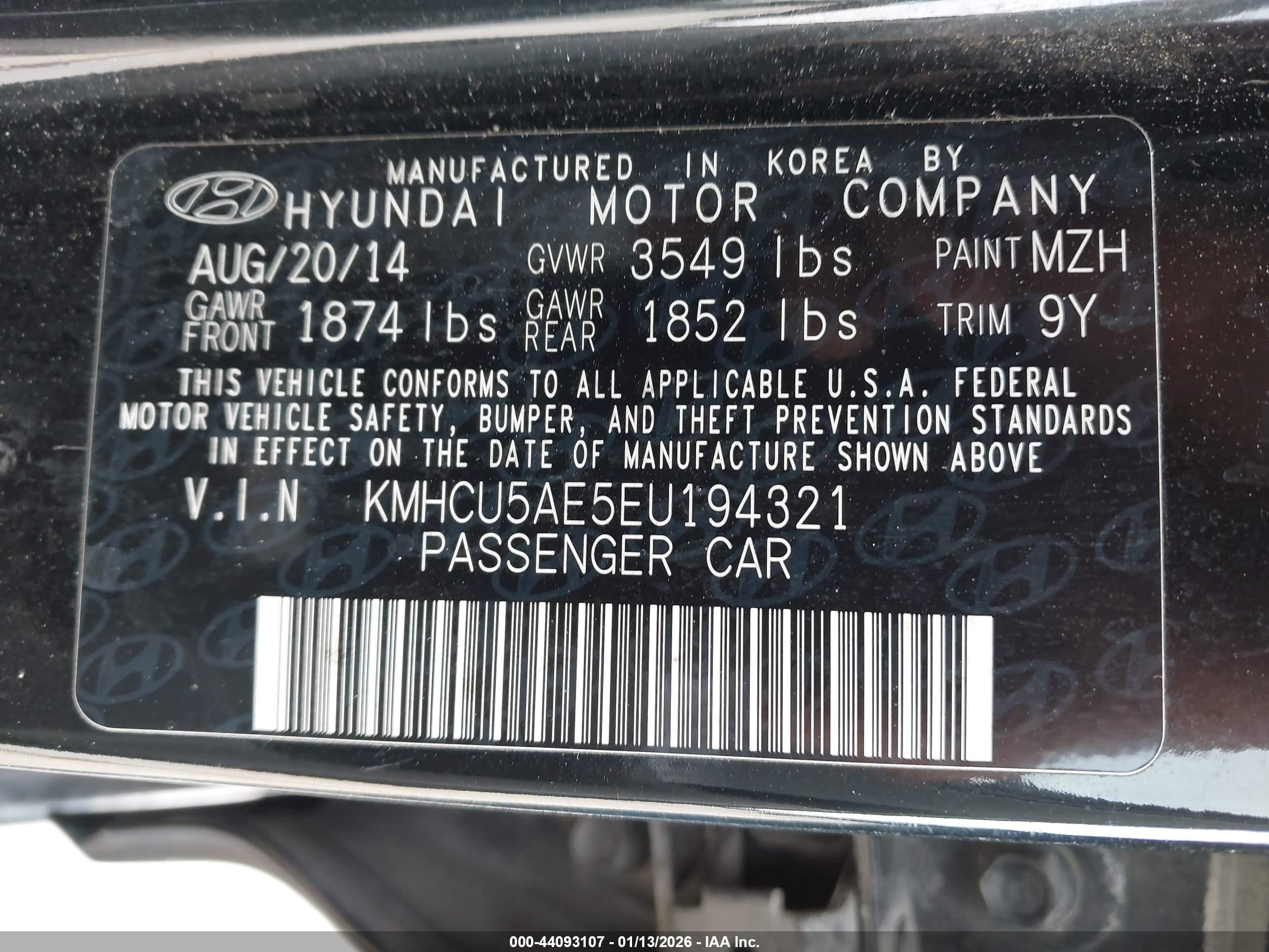 HYUNDAI ACCENT image 9