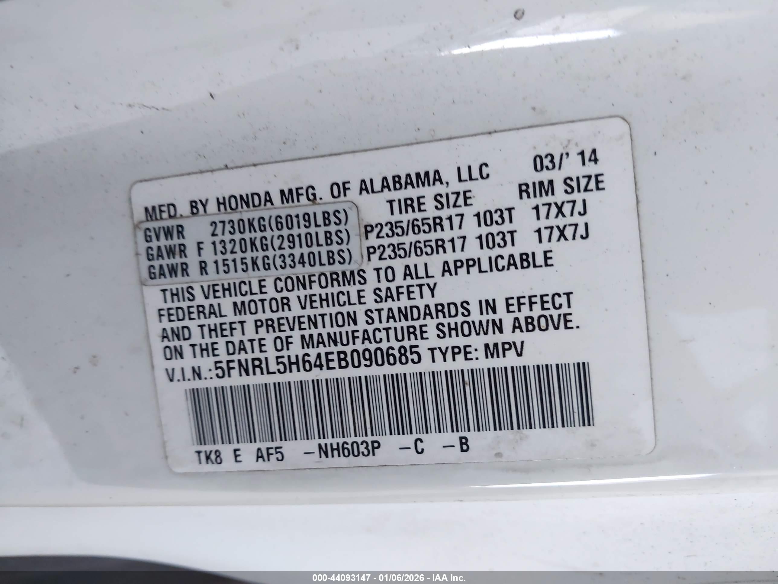 HONDA ODYSSEY image 9