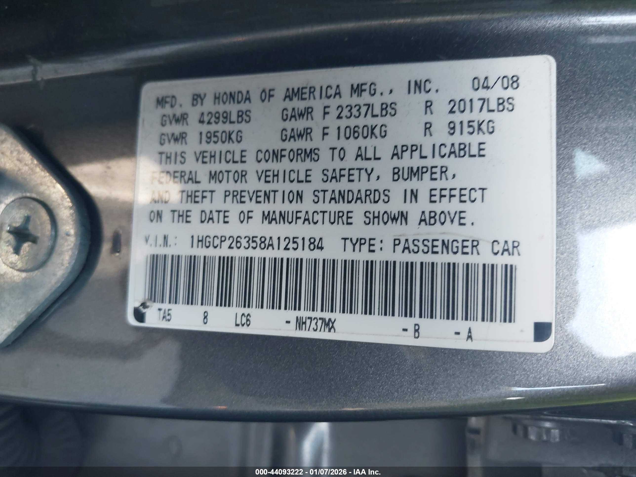 HONDA ACCORD image 9