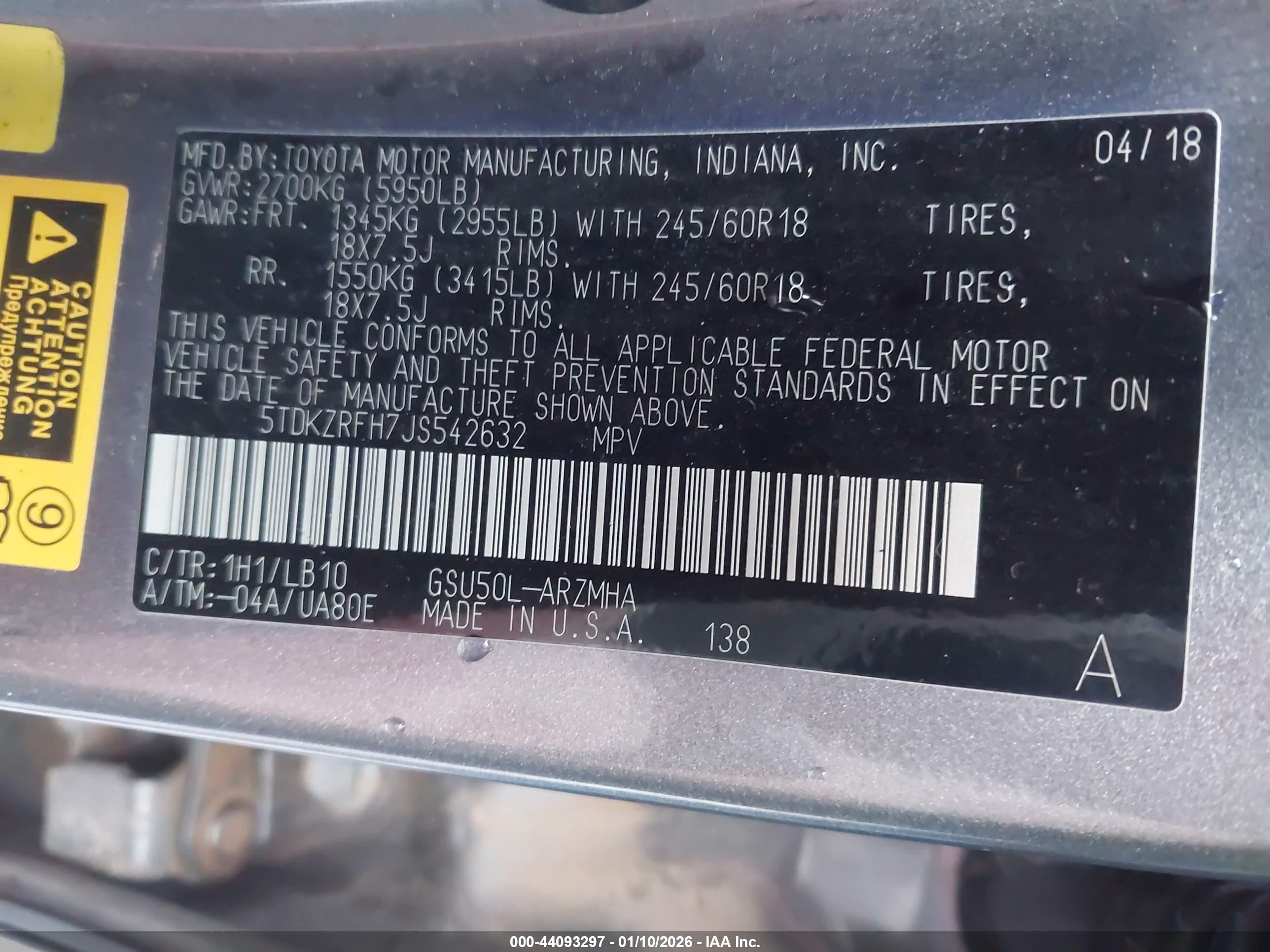 TOYOTA HIGHLANDER image 9