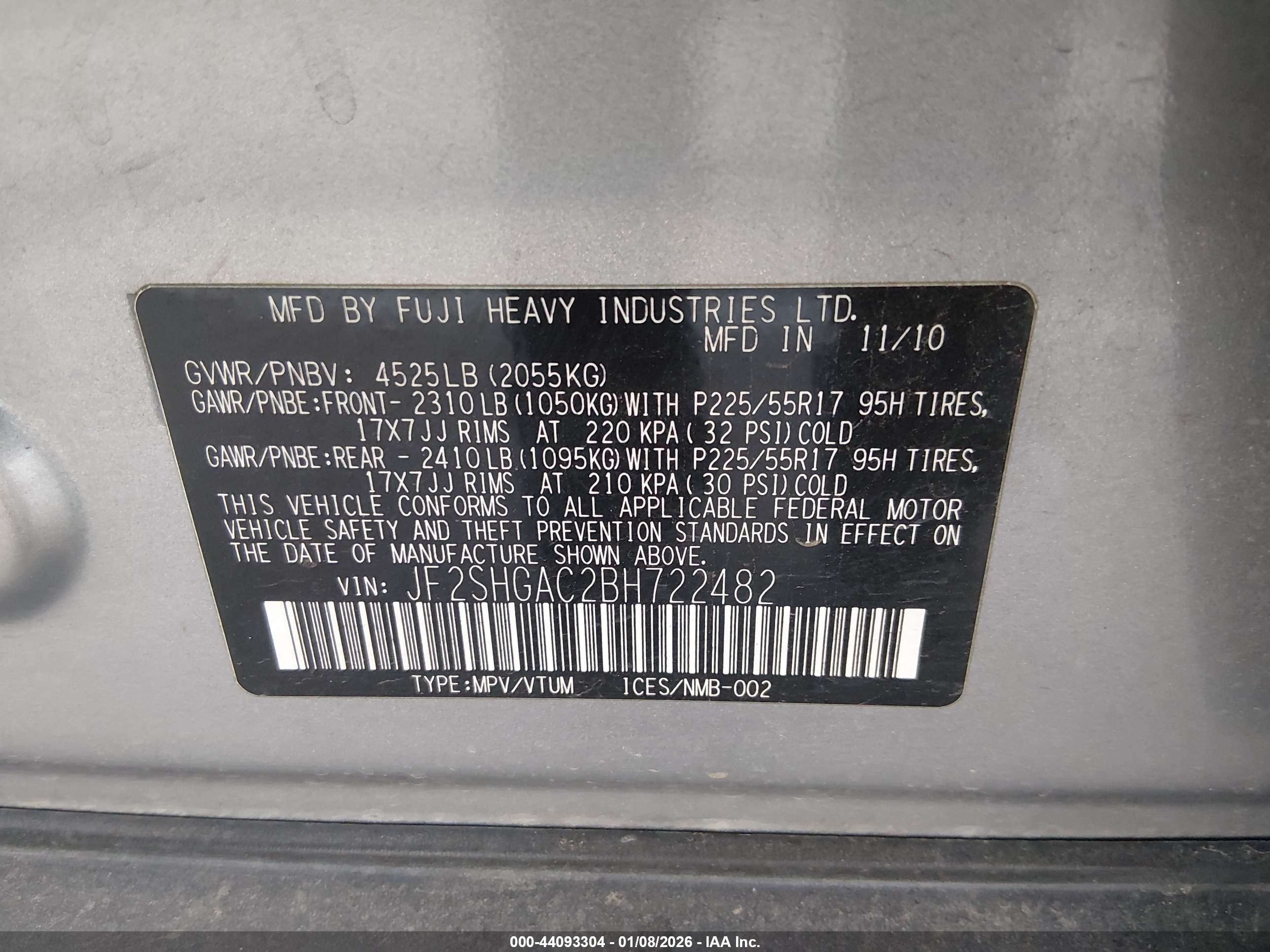 SUBARU FORESTER image 9