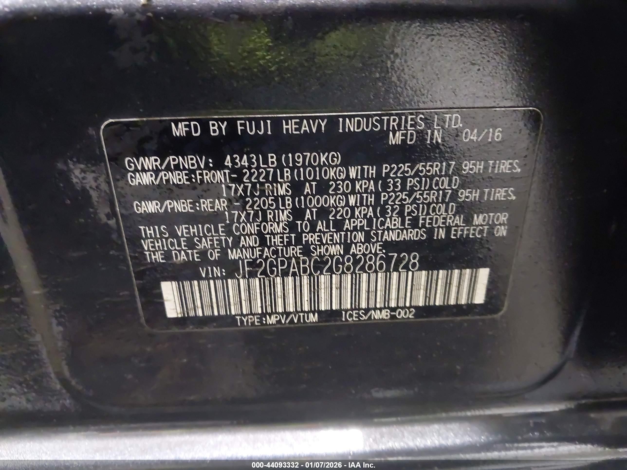 SUBARU CROSSTREK image 9