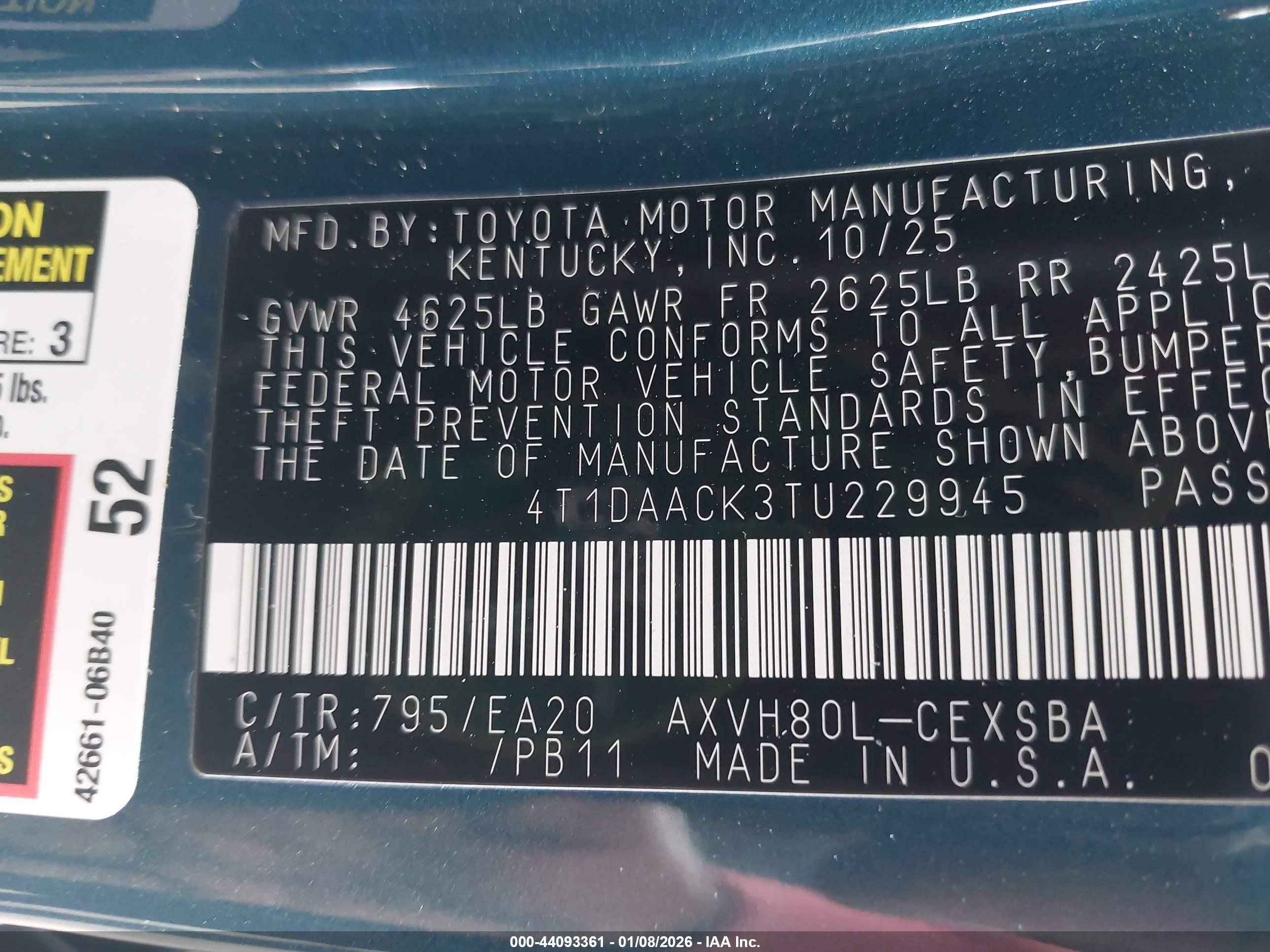 TOYOTA CAMRY image 9