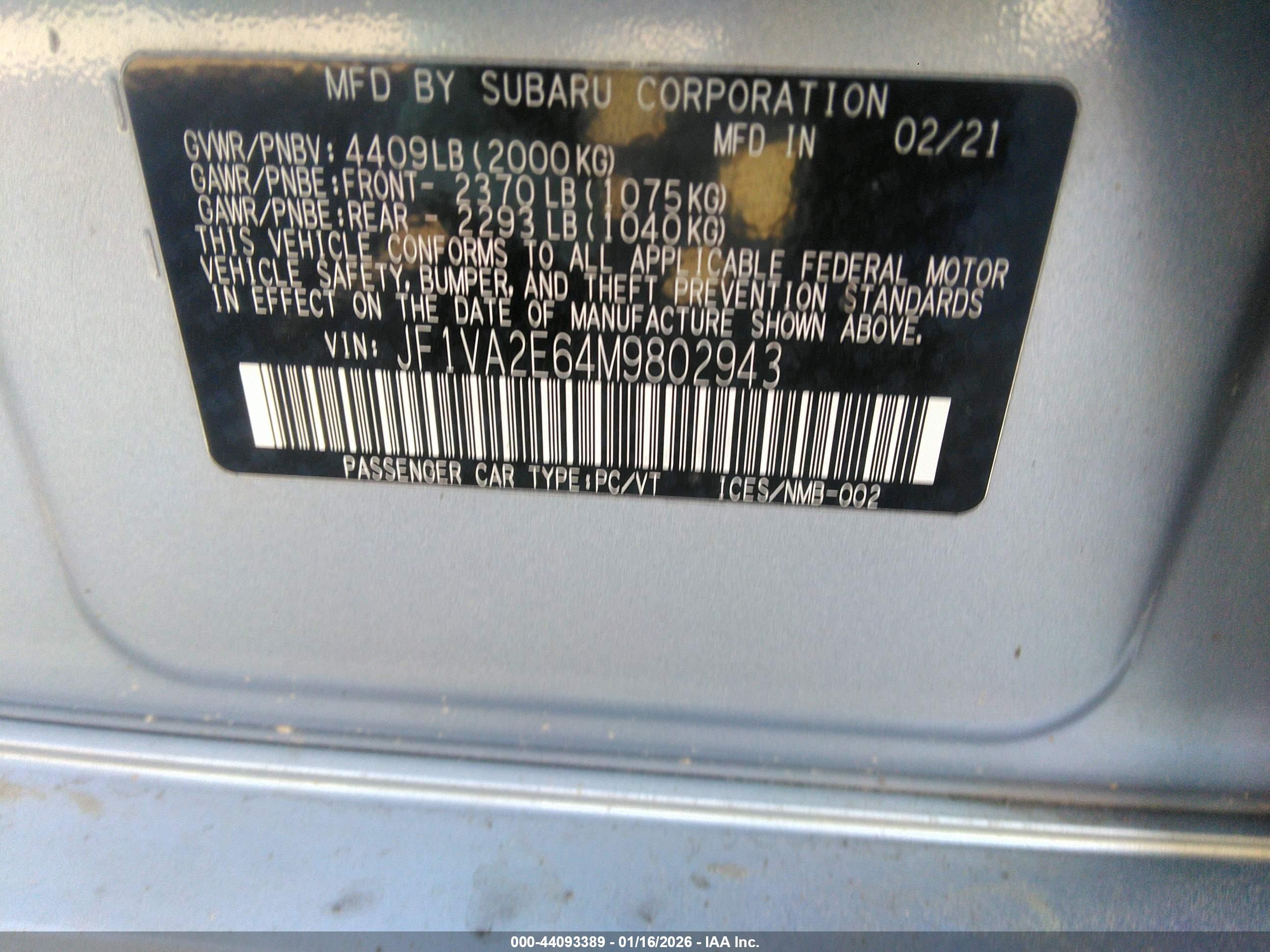 SUBARU WRX image 9