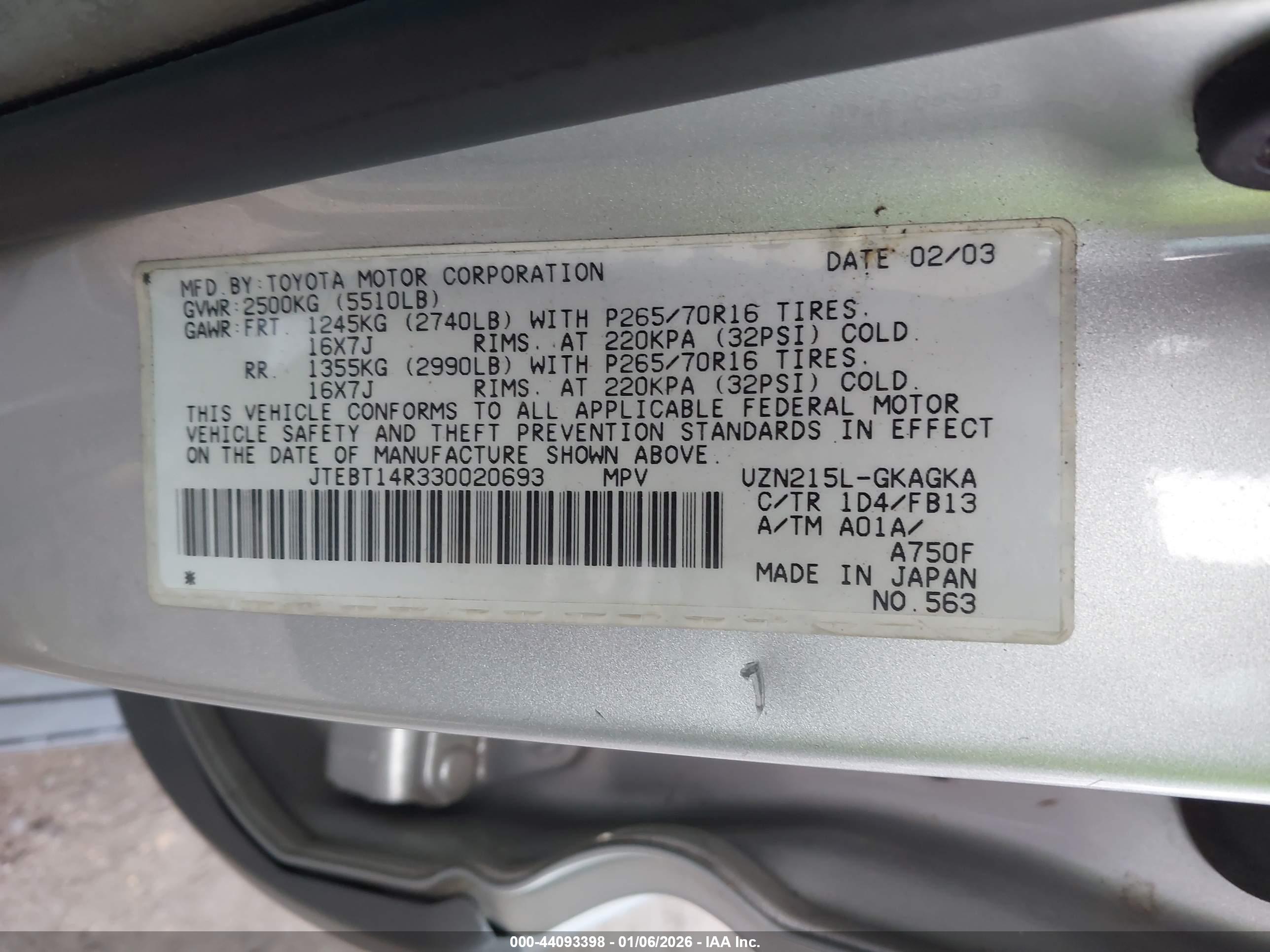 TOYOTA 4RUNNER image 9