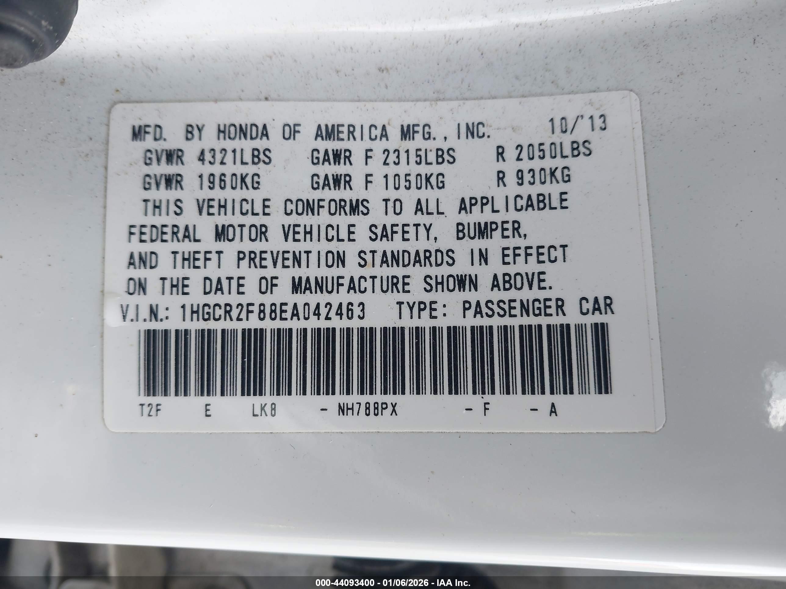 HONDA ACCORD image 9