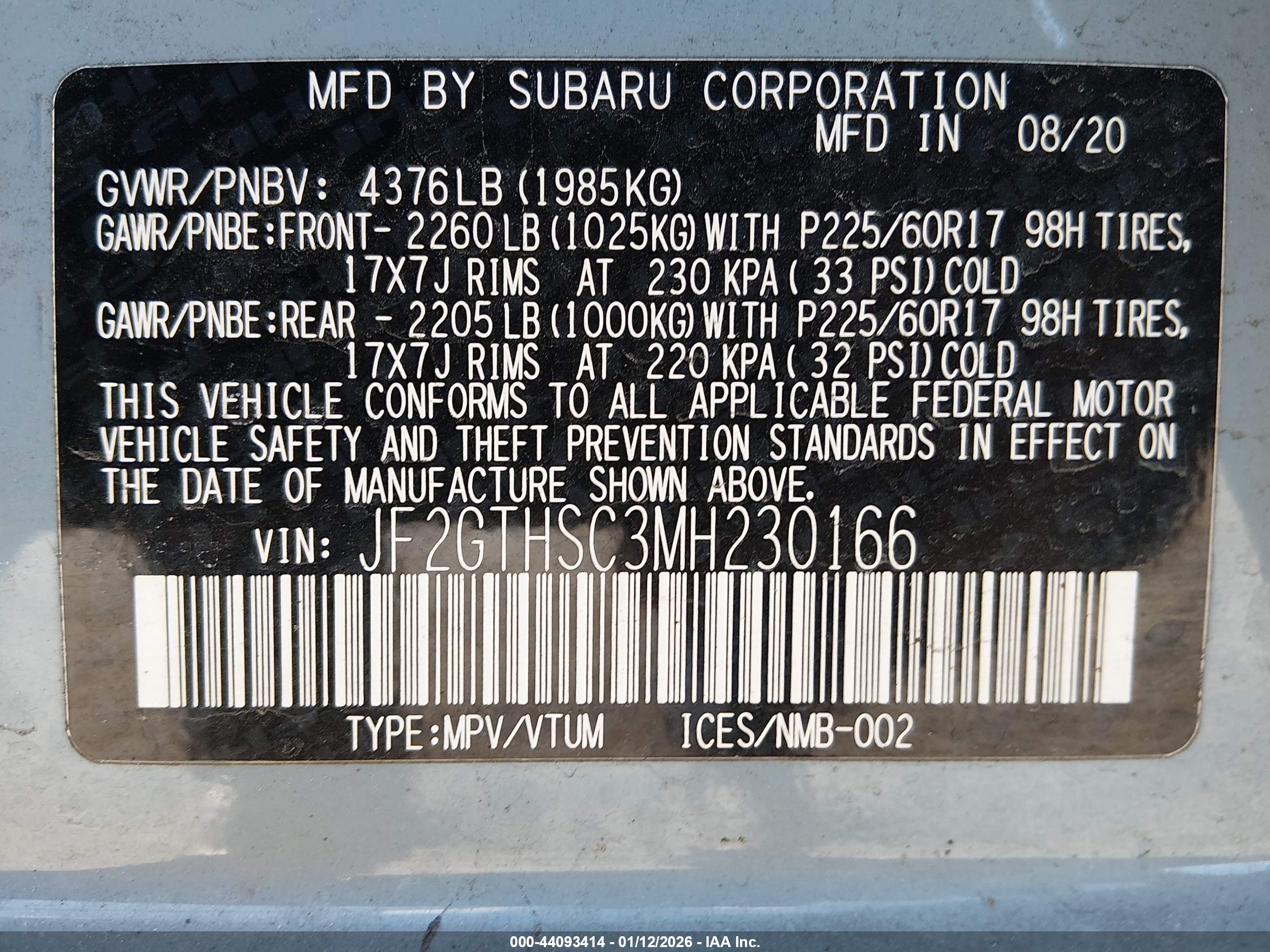 SUBARU CROSSTREK image 9