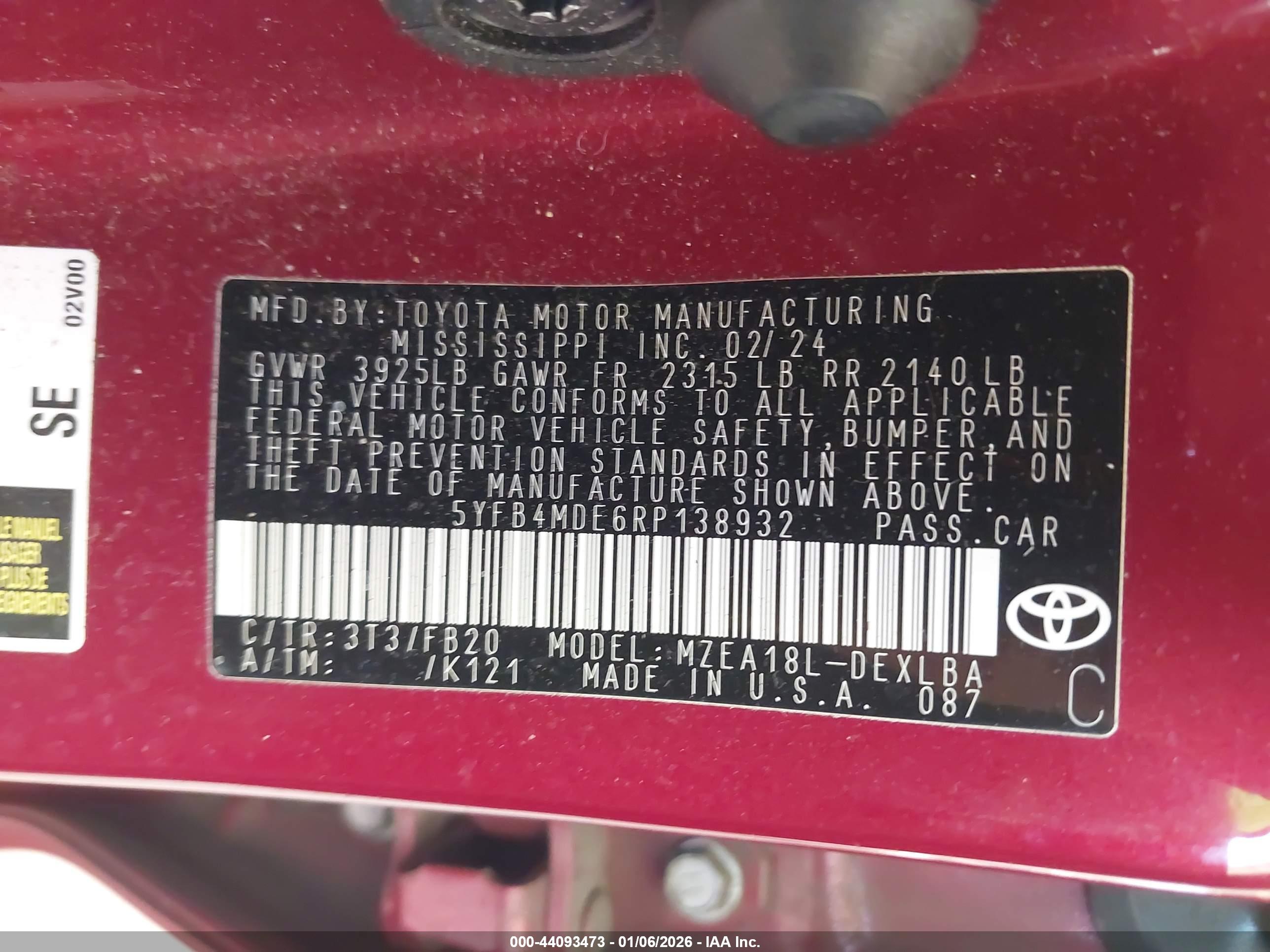 TOYOTA COROLLA image 9