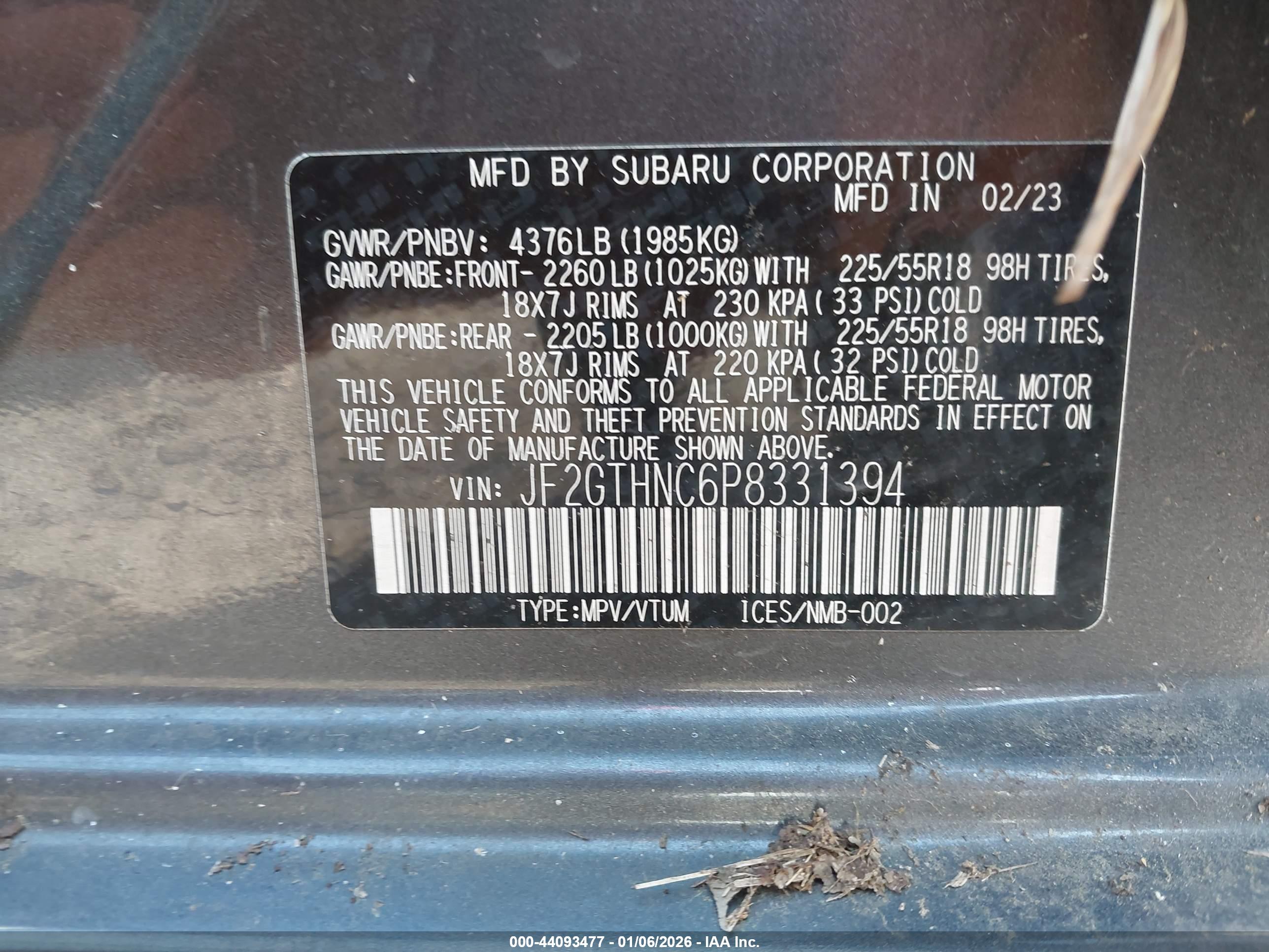 SUBARU CROSSTREK image 9