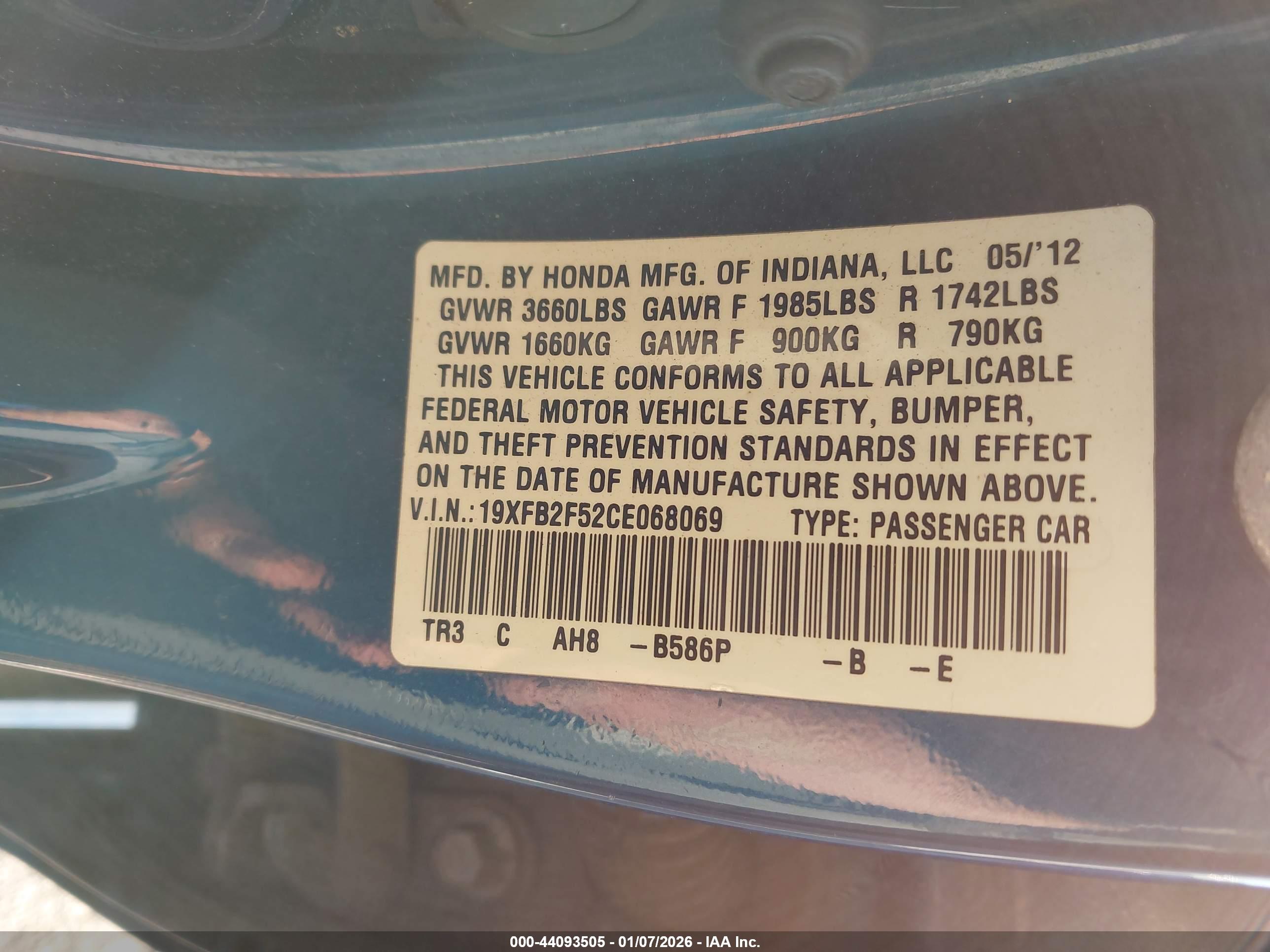 HONDA CIVIC image 9