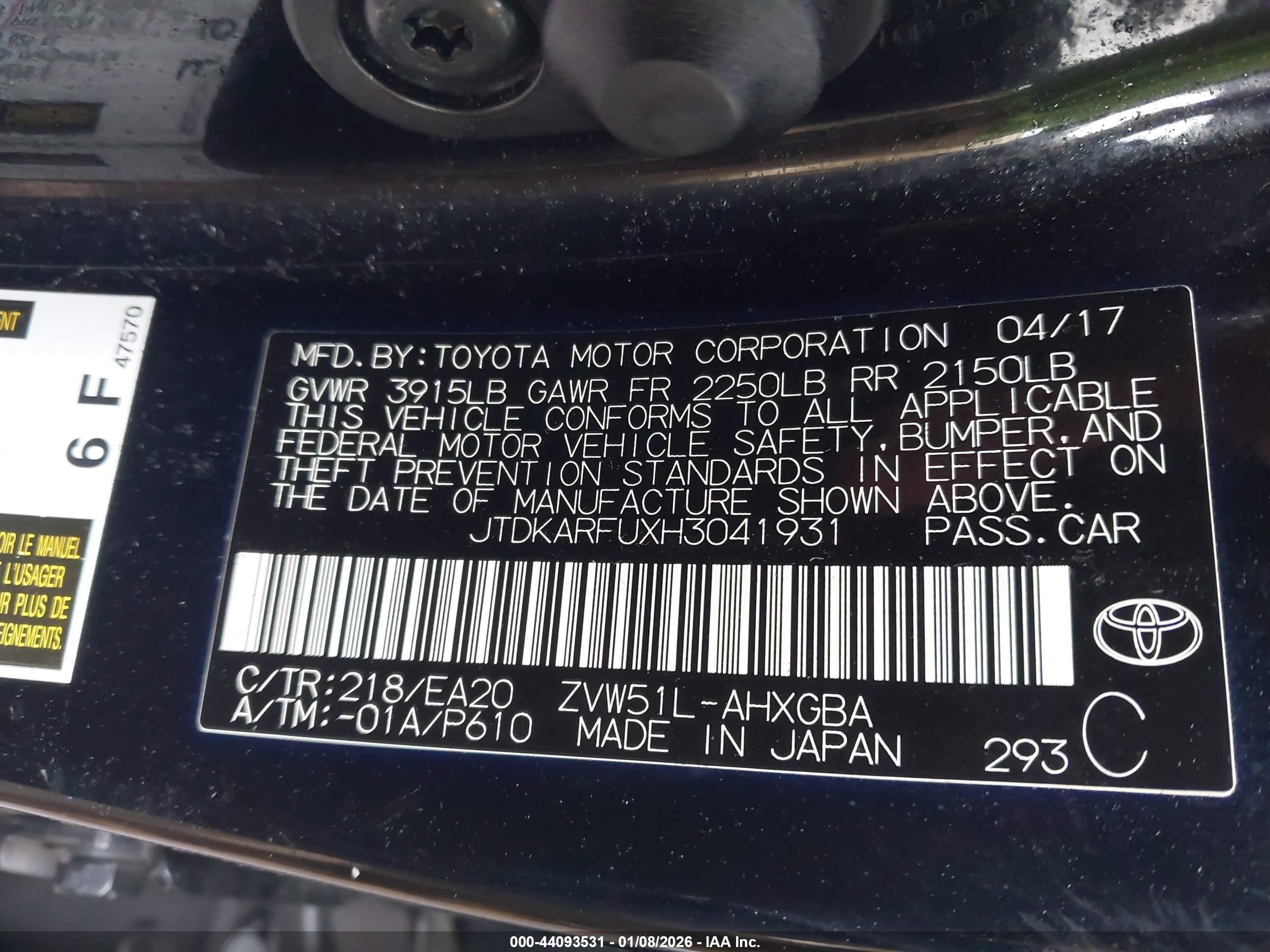 TOYOTA PRIUS image 9