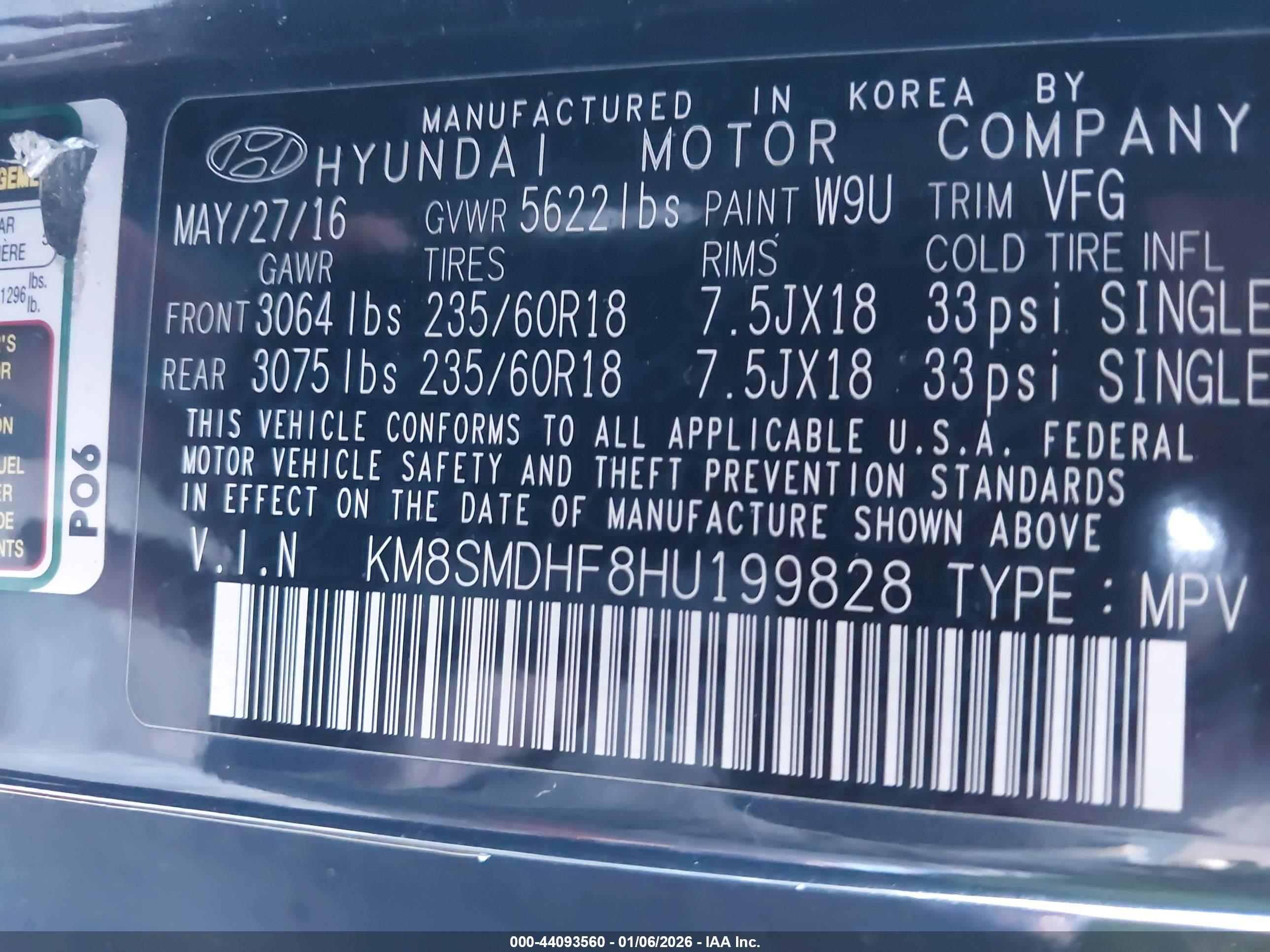 HYUNDAI SANTA image 9