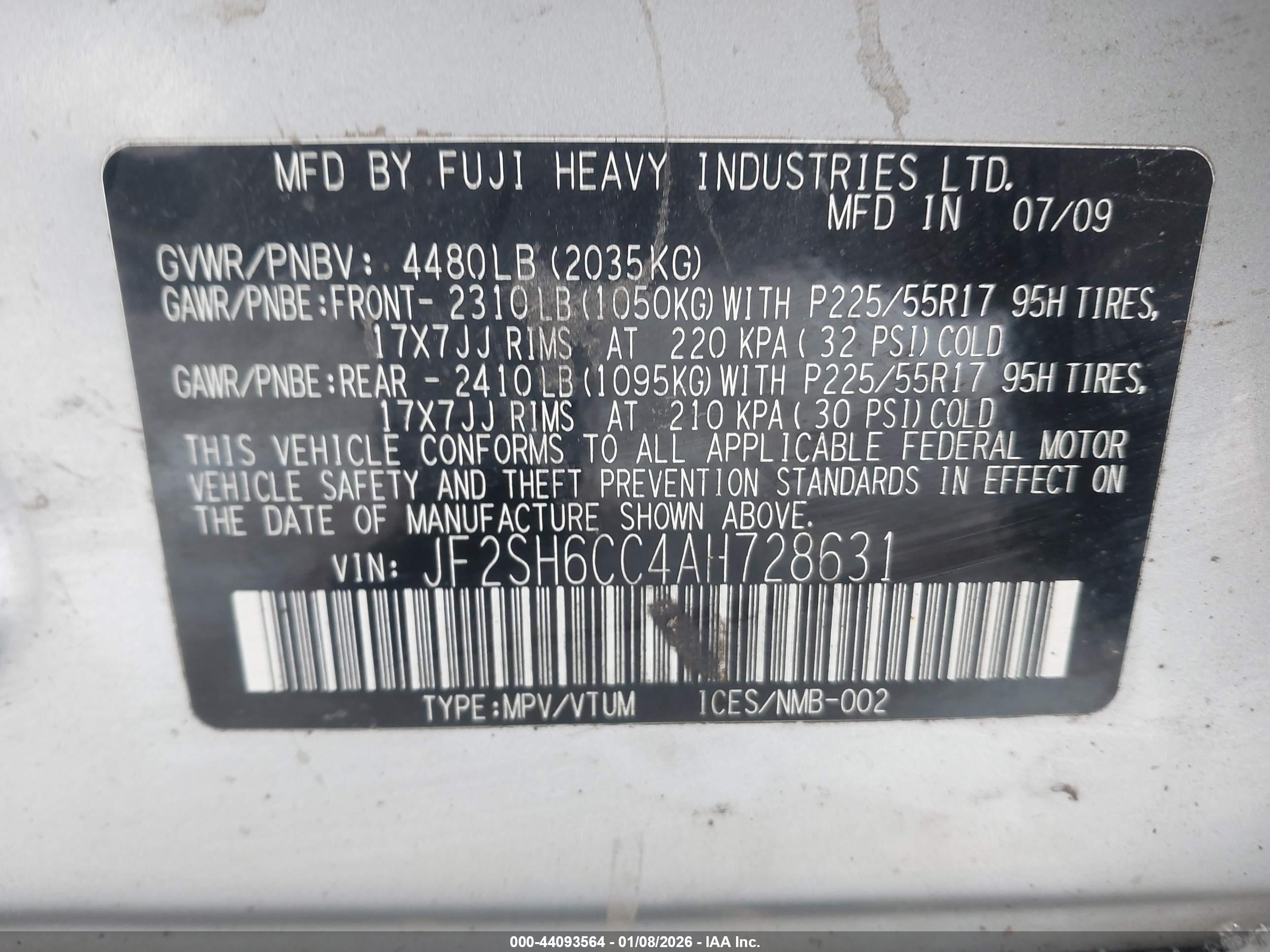 SUBARU FORESTER image 9
