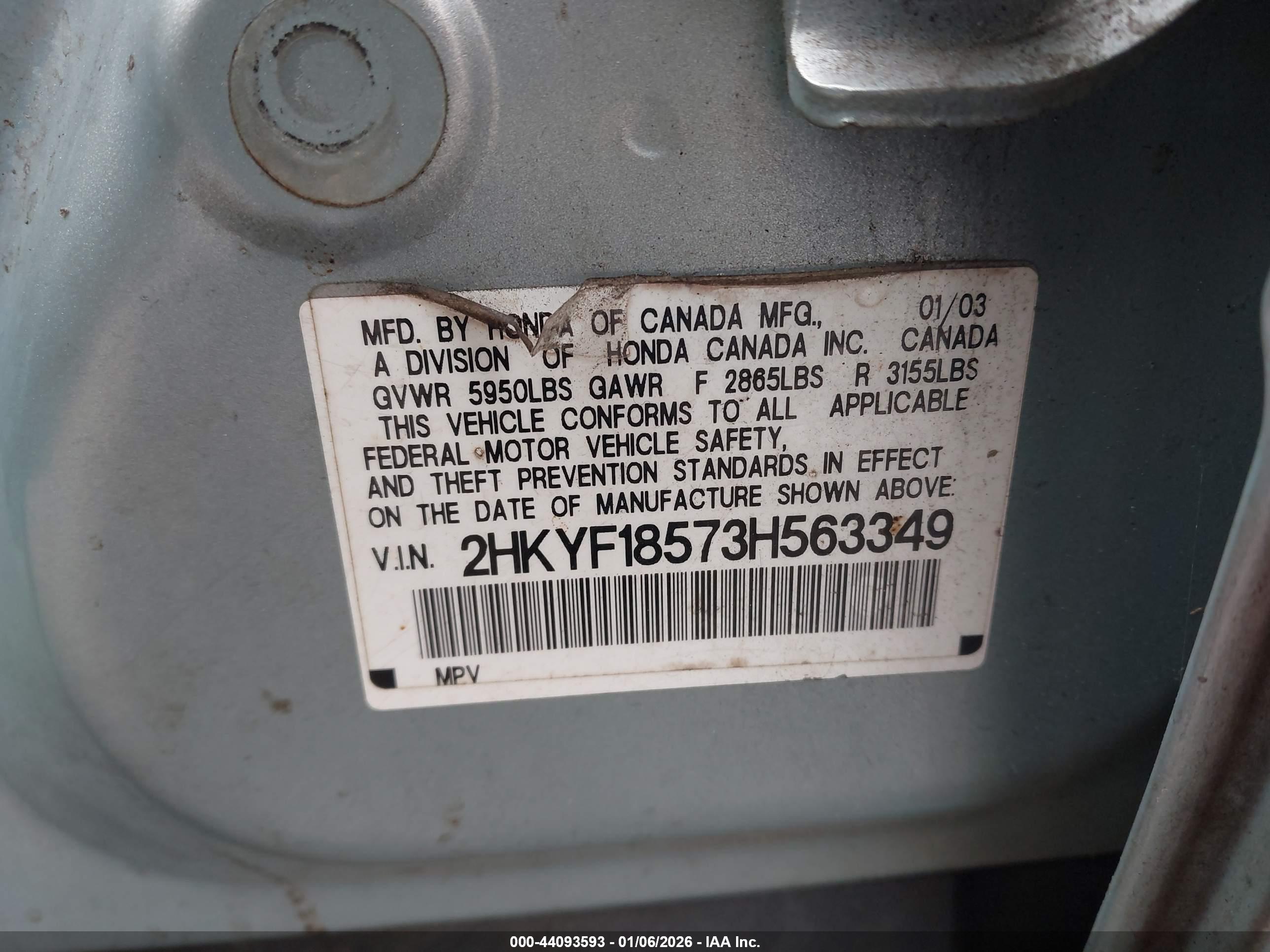 HONDA PILOT image 9