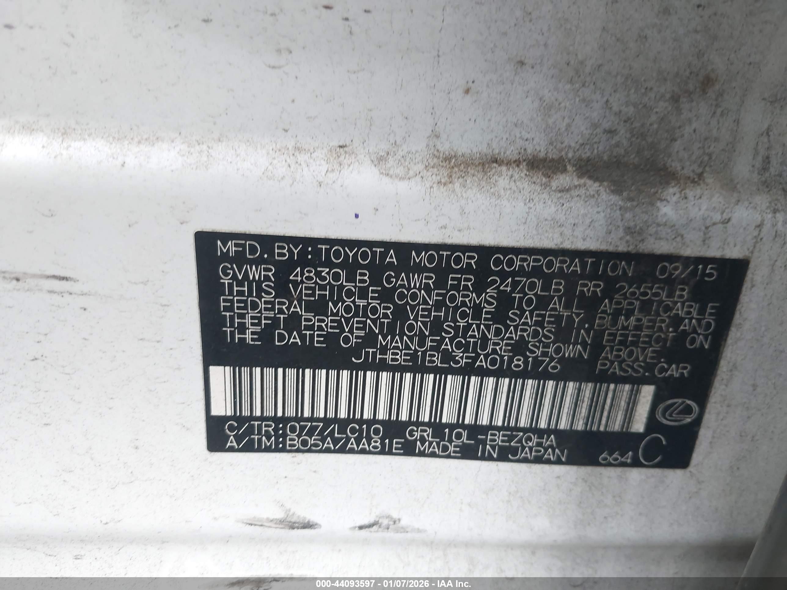 LEXUS GS image 9