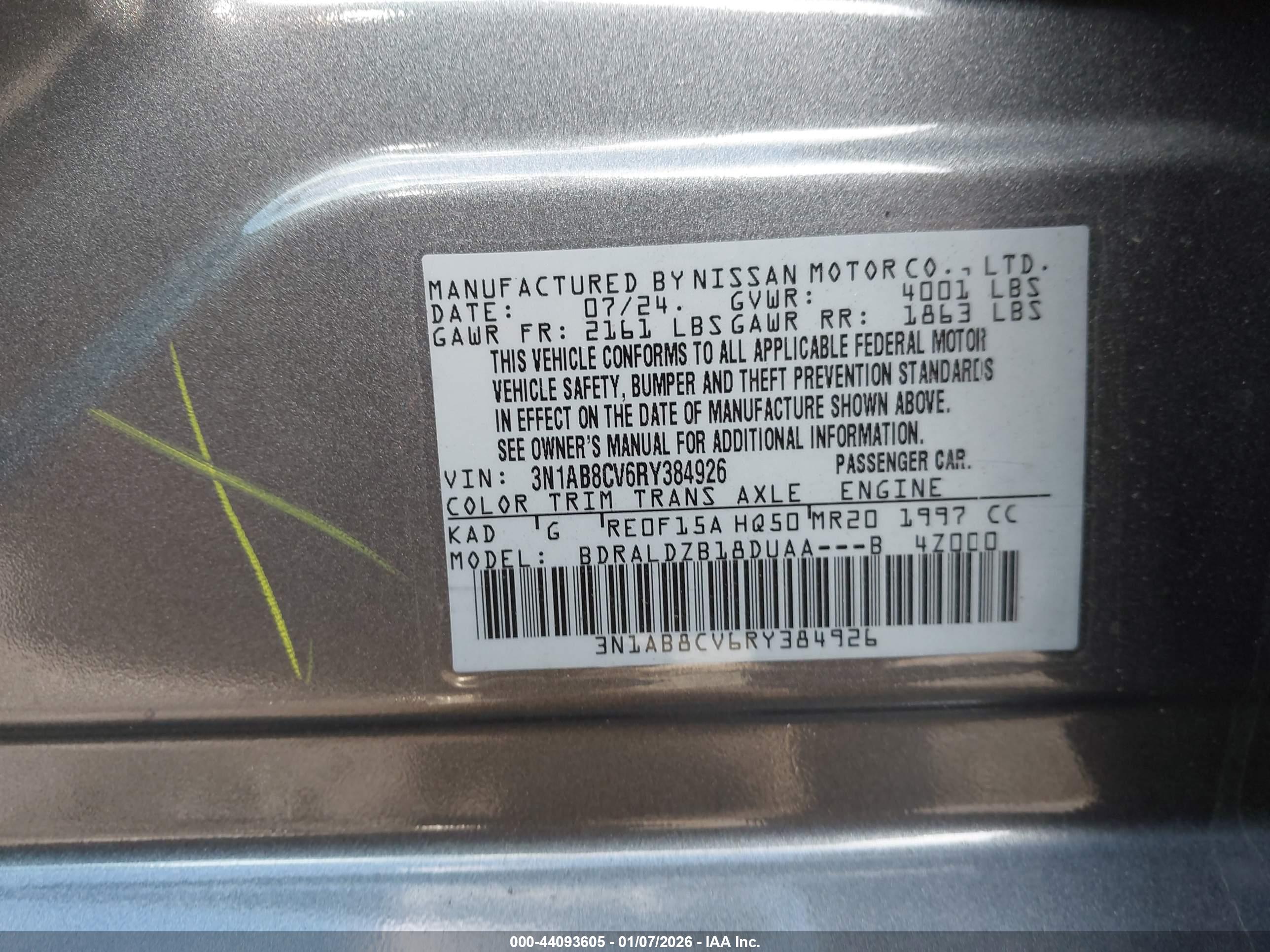 NISSAN SENTRA image 9