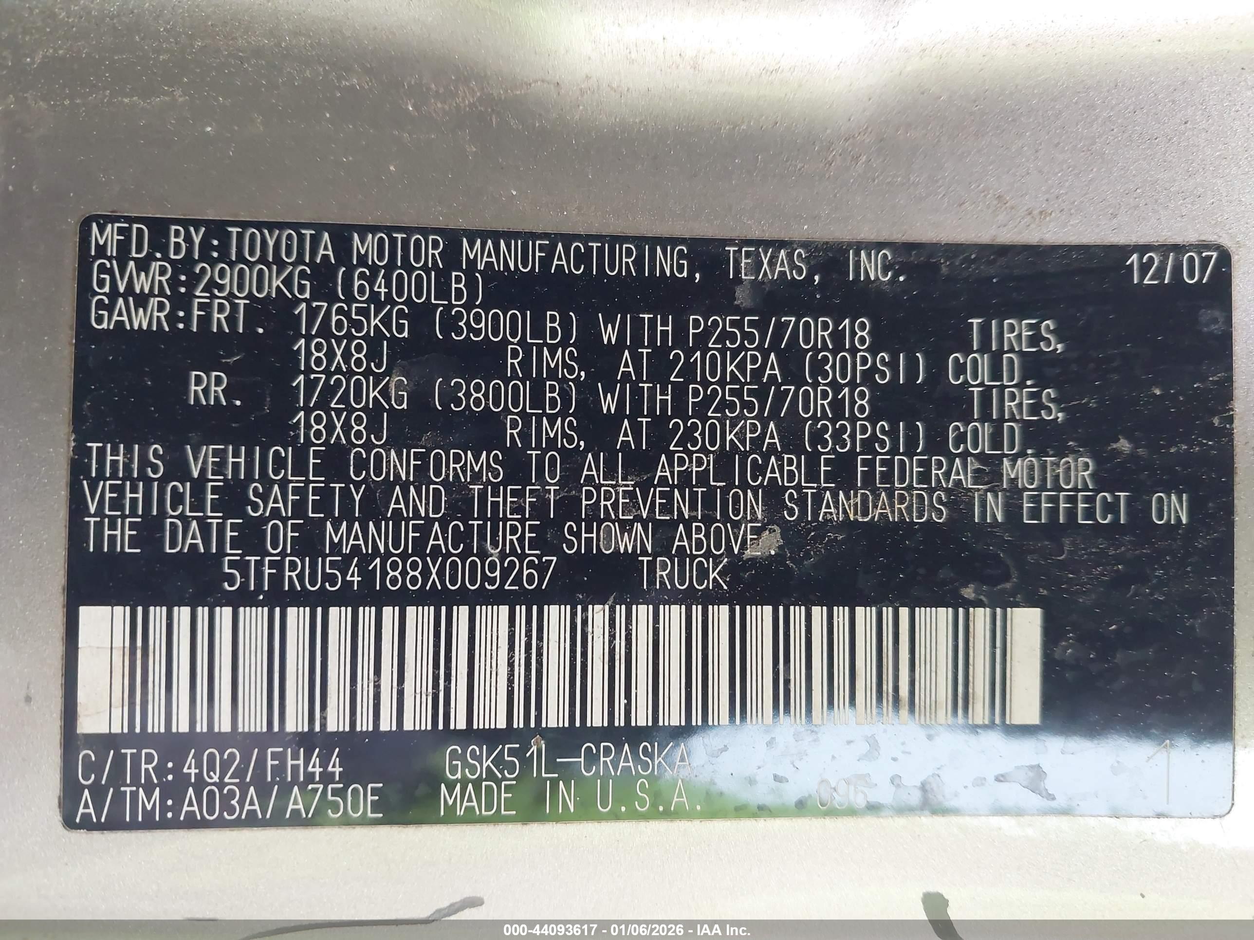 TOYOTA TUNDRA image 9