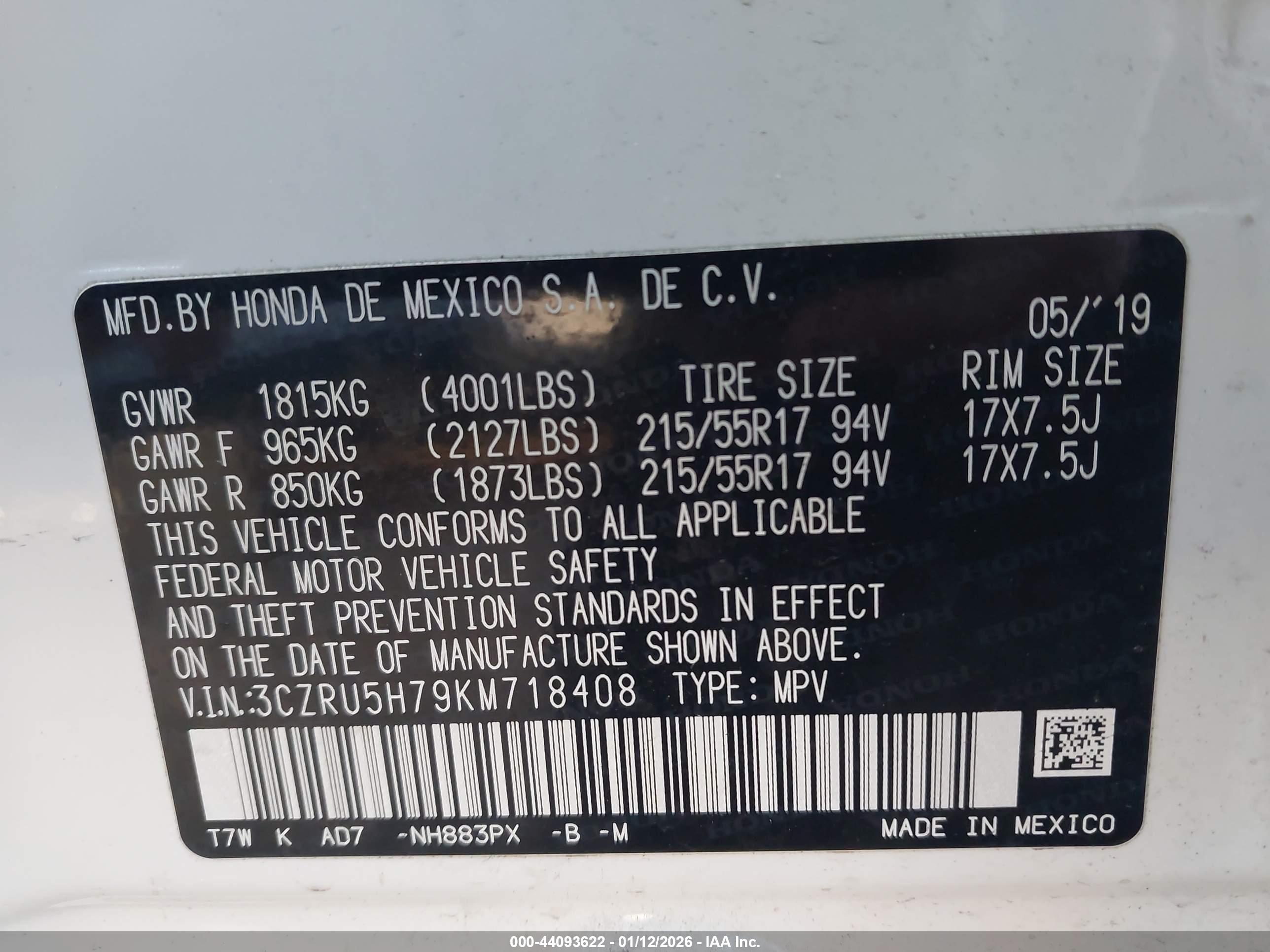 HONDA HR-V image 9