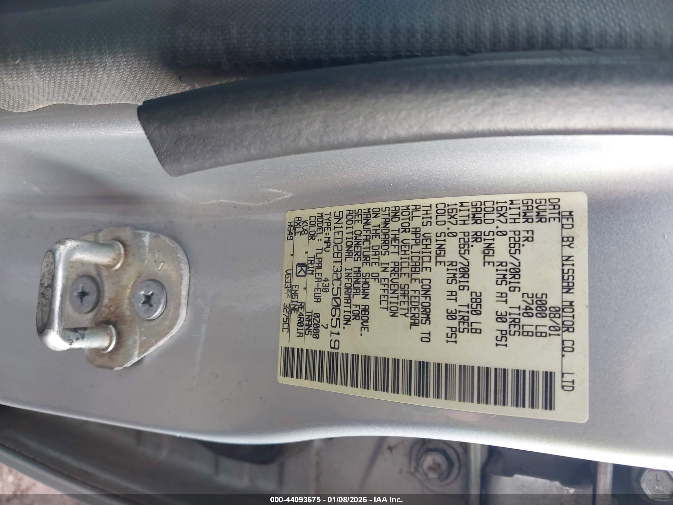 NISSAN XTERRA image 9