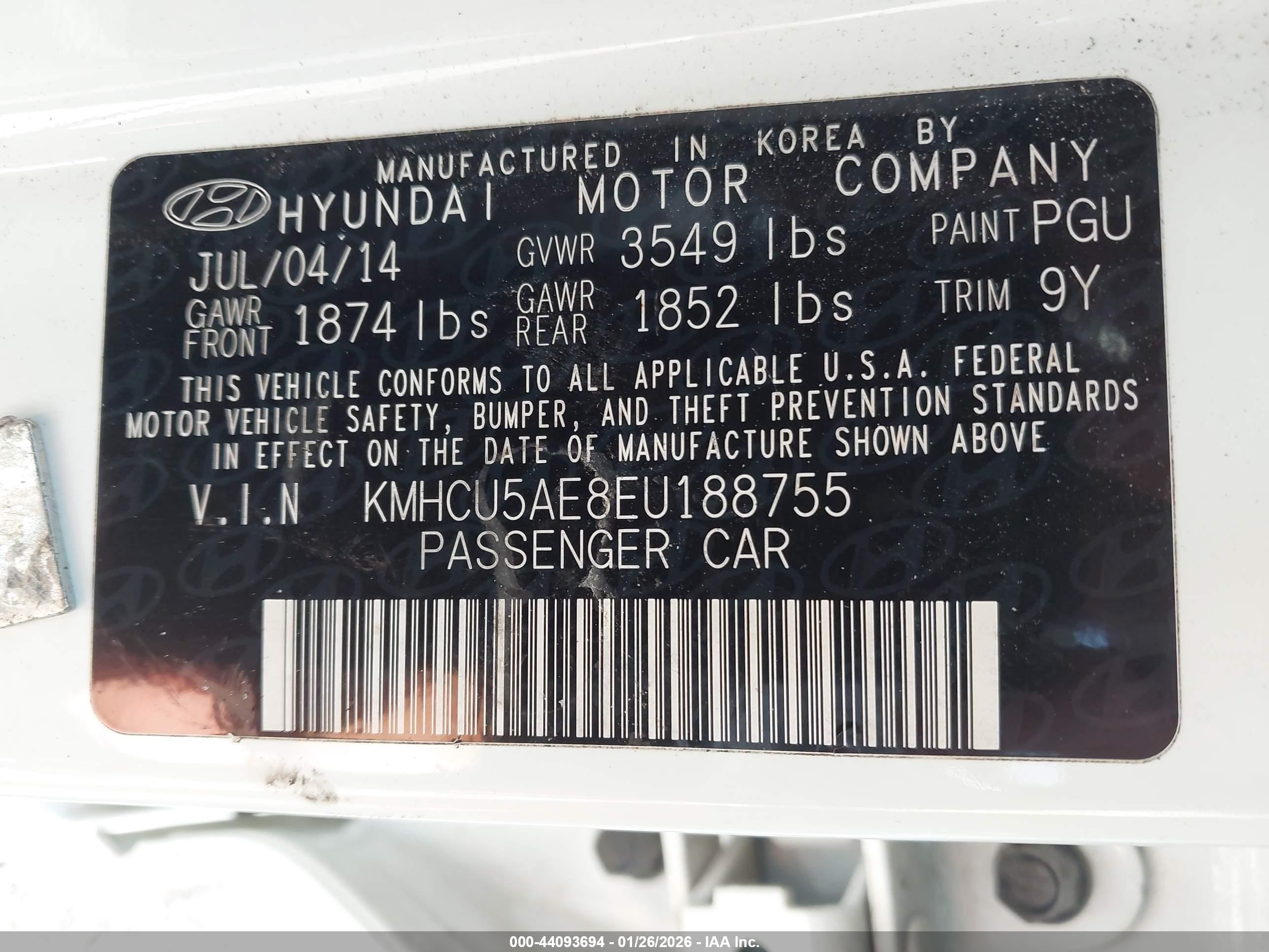 HYUNDAI ACCENT image 9