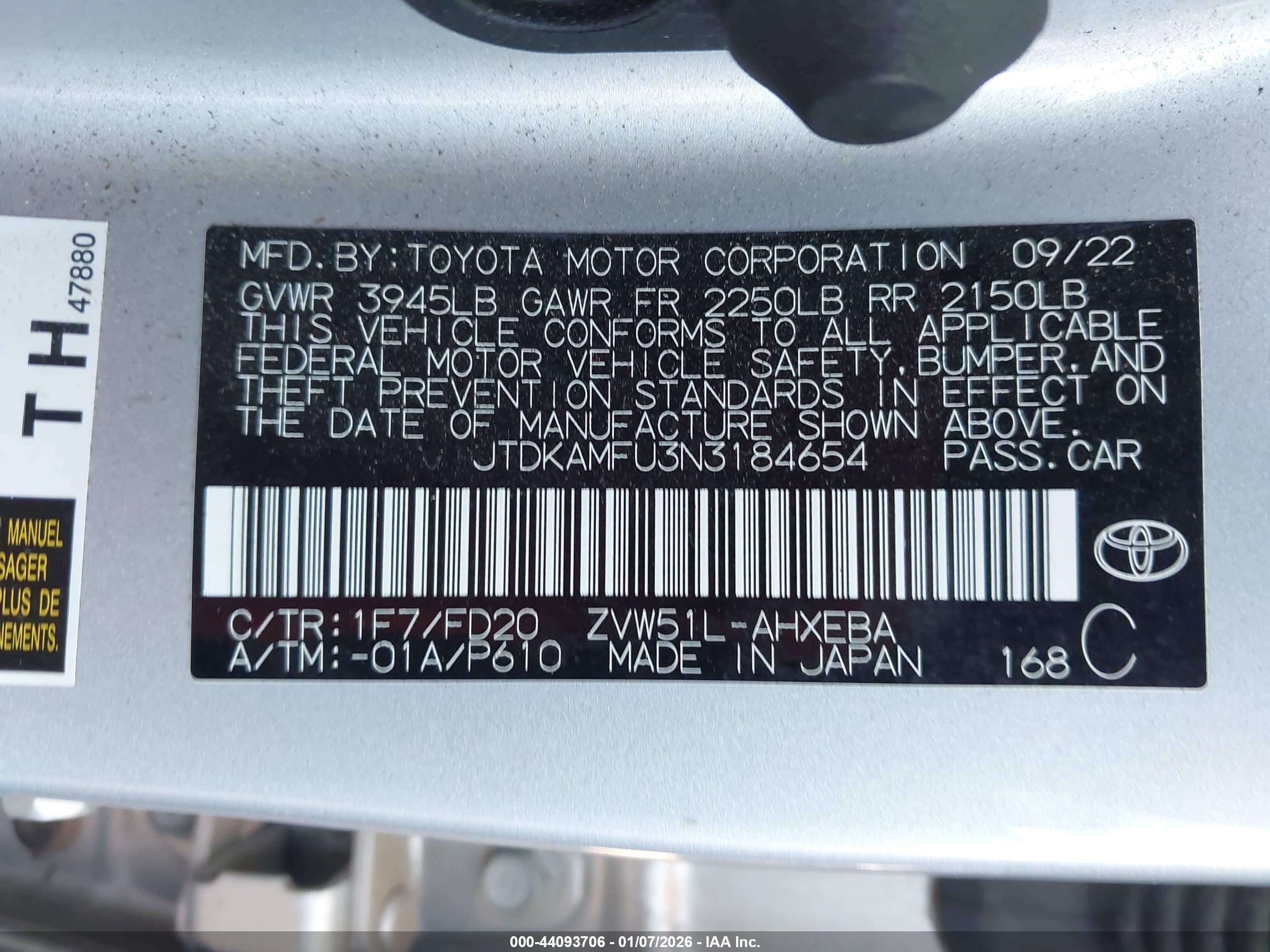 TOYOTA PRIUS image 9