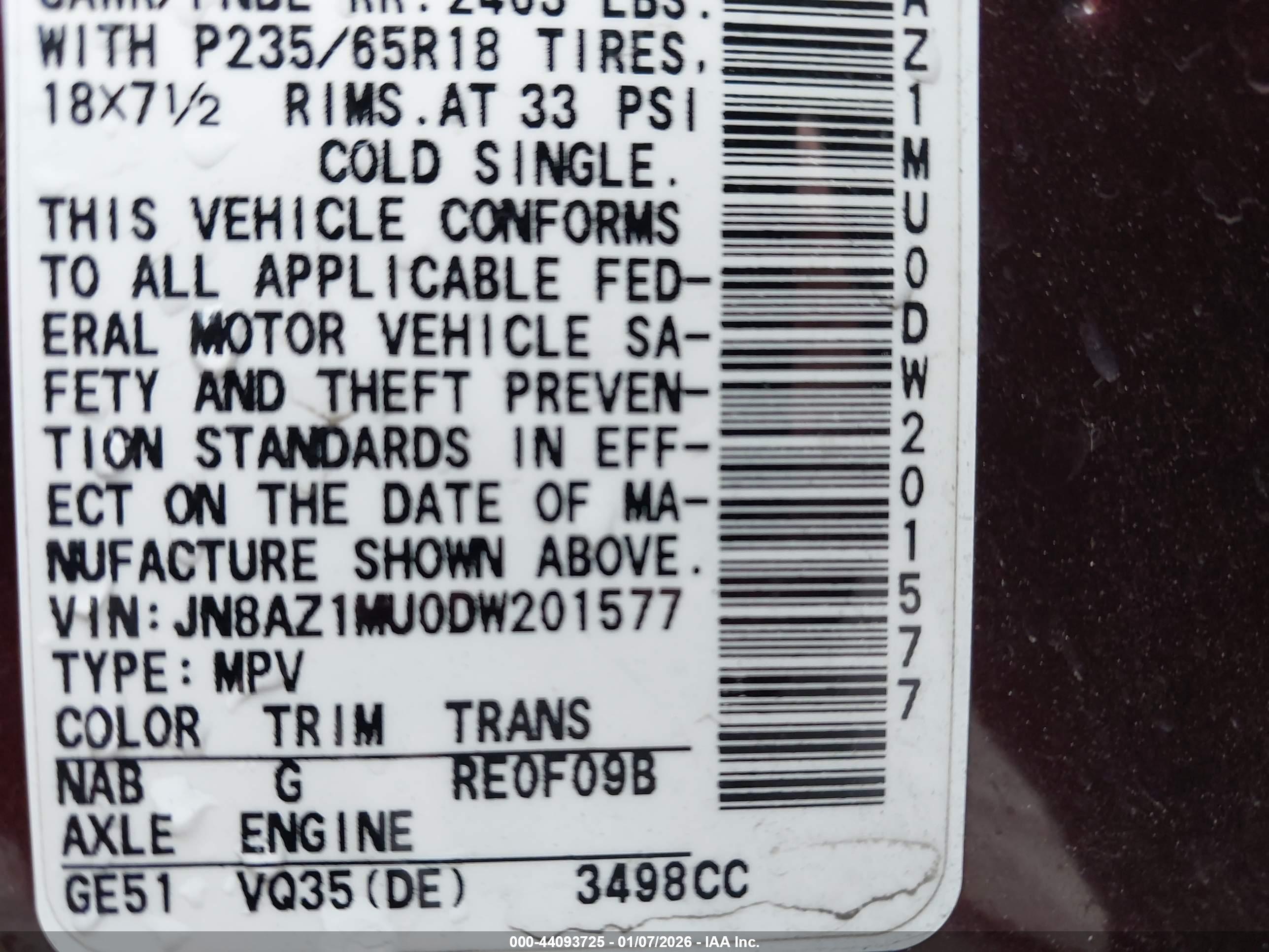 NISSAN MURANO image 9