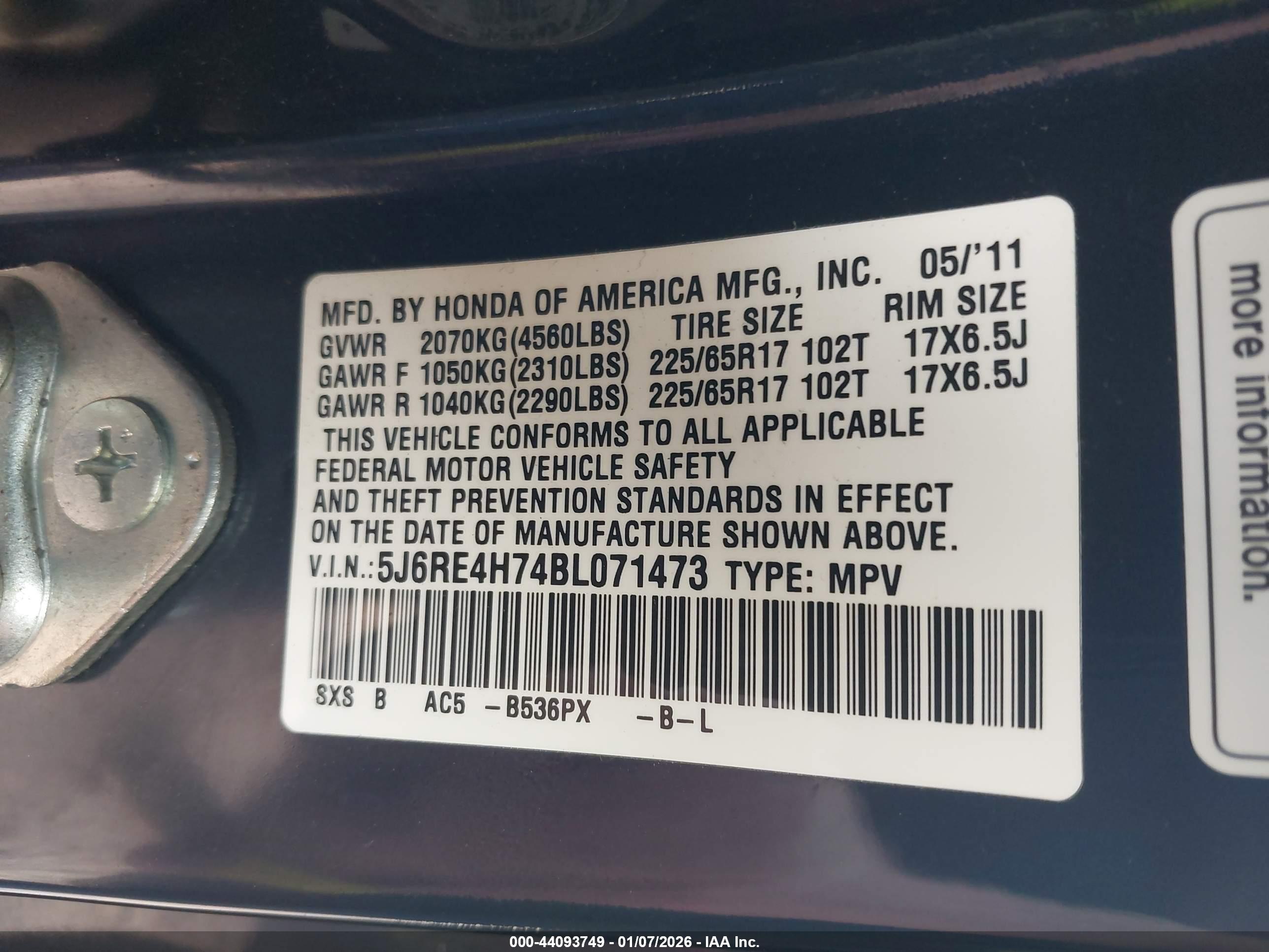 HONDA CR-V image 9