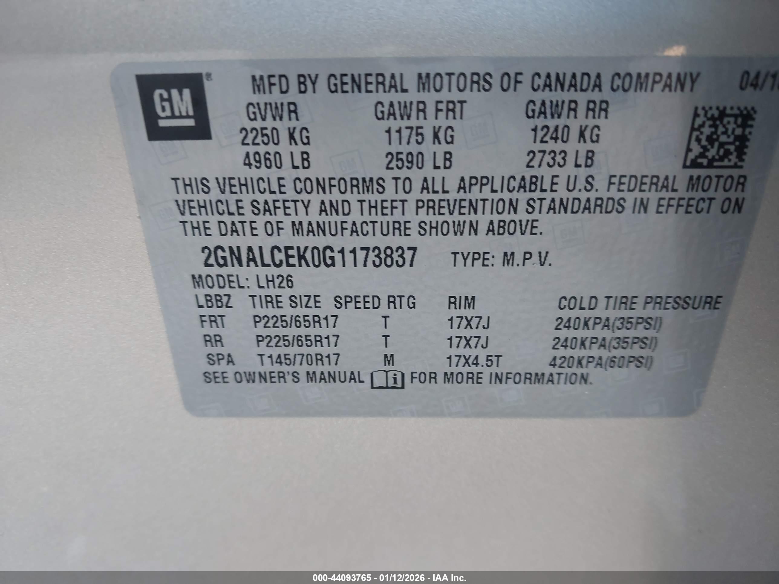 CHEVROLET EQUINOX image 9