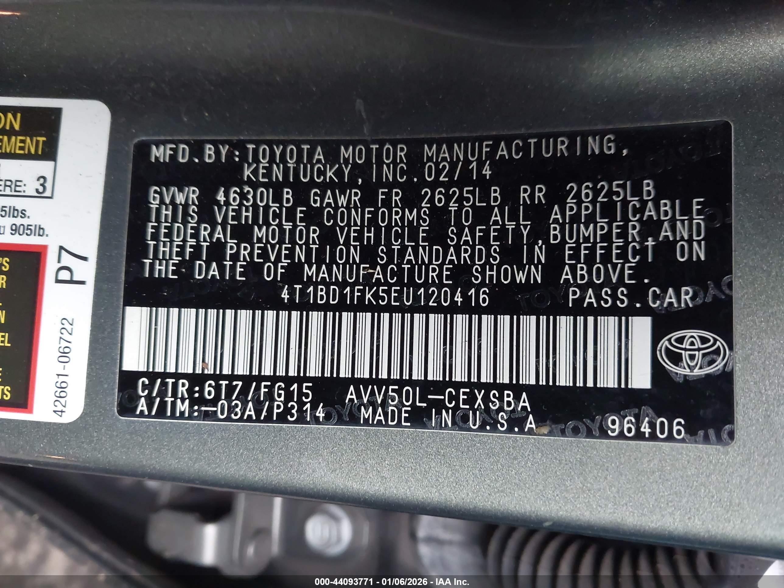 TOYOTA CAMRY image 9