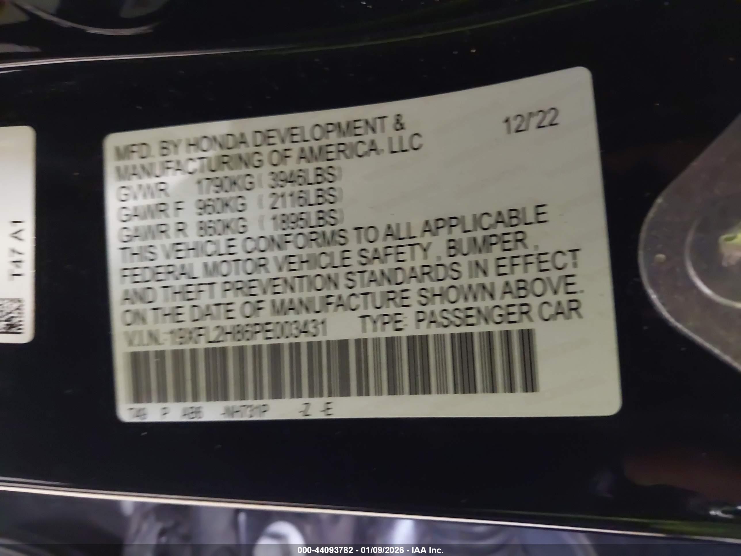 HONDA CIVIC image 9
