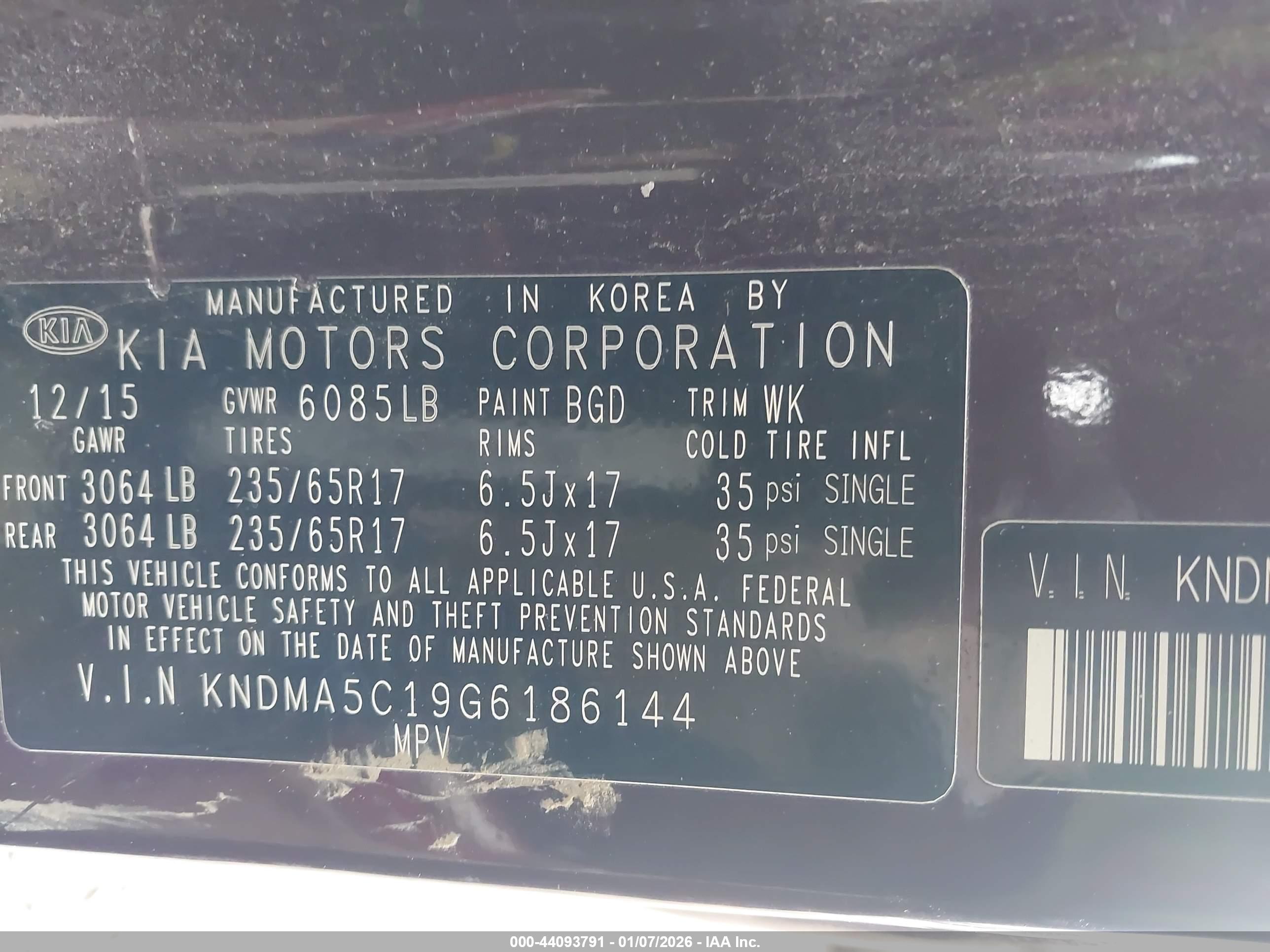 KIA SEDONA image 9
