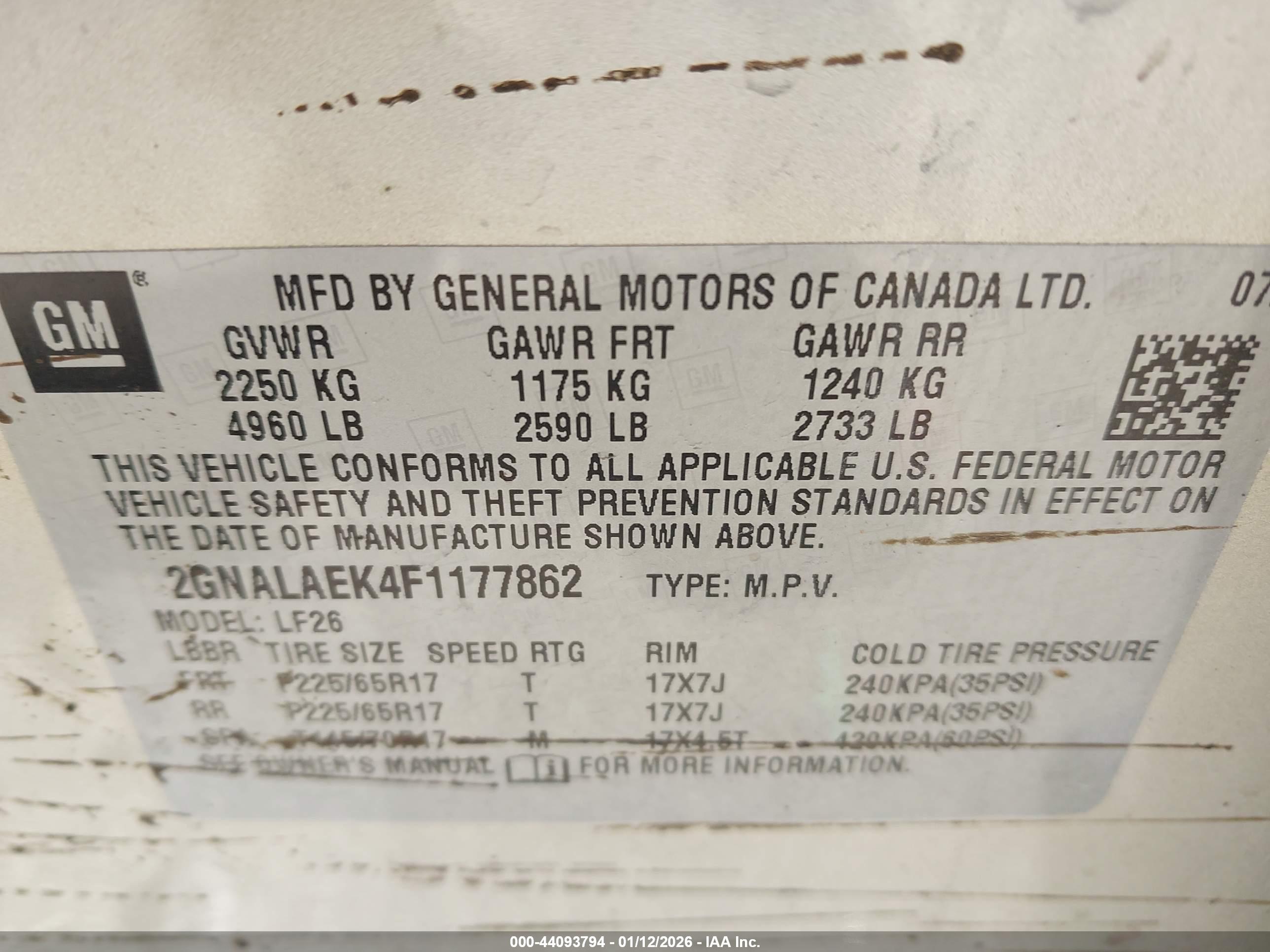 CHEVROLET EQUINOX image 9