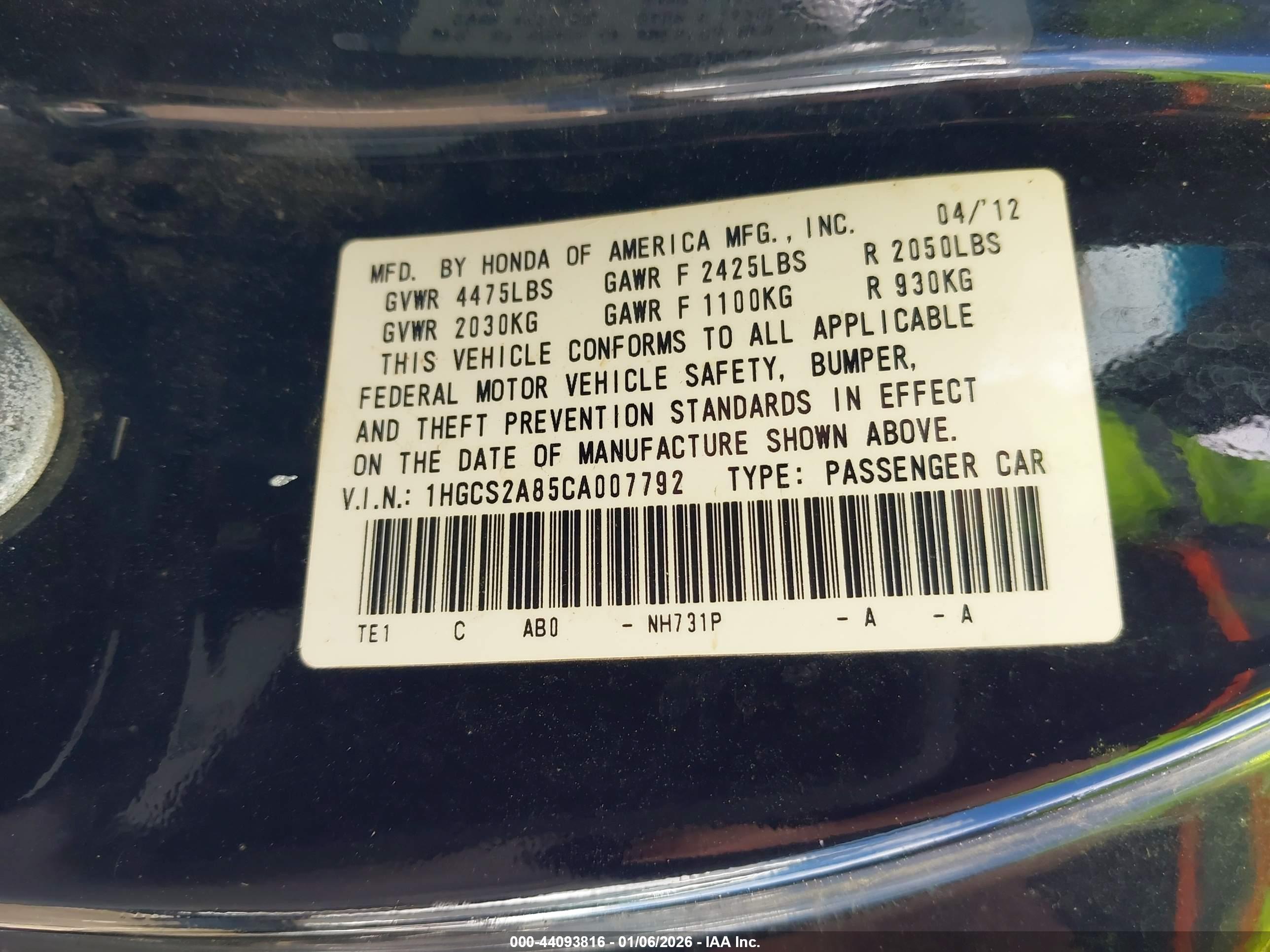 HONDA ACCORD image 9