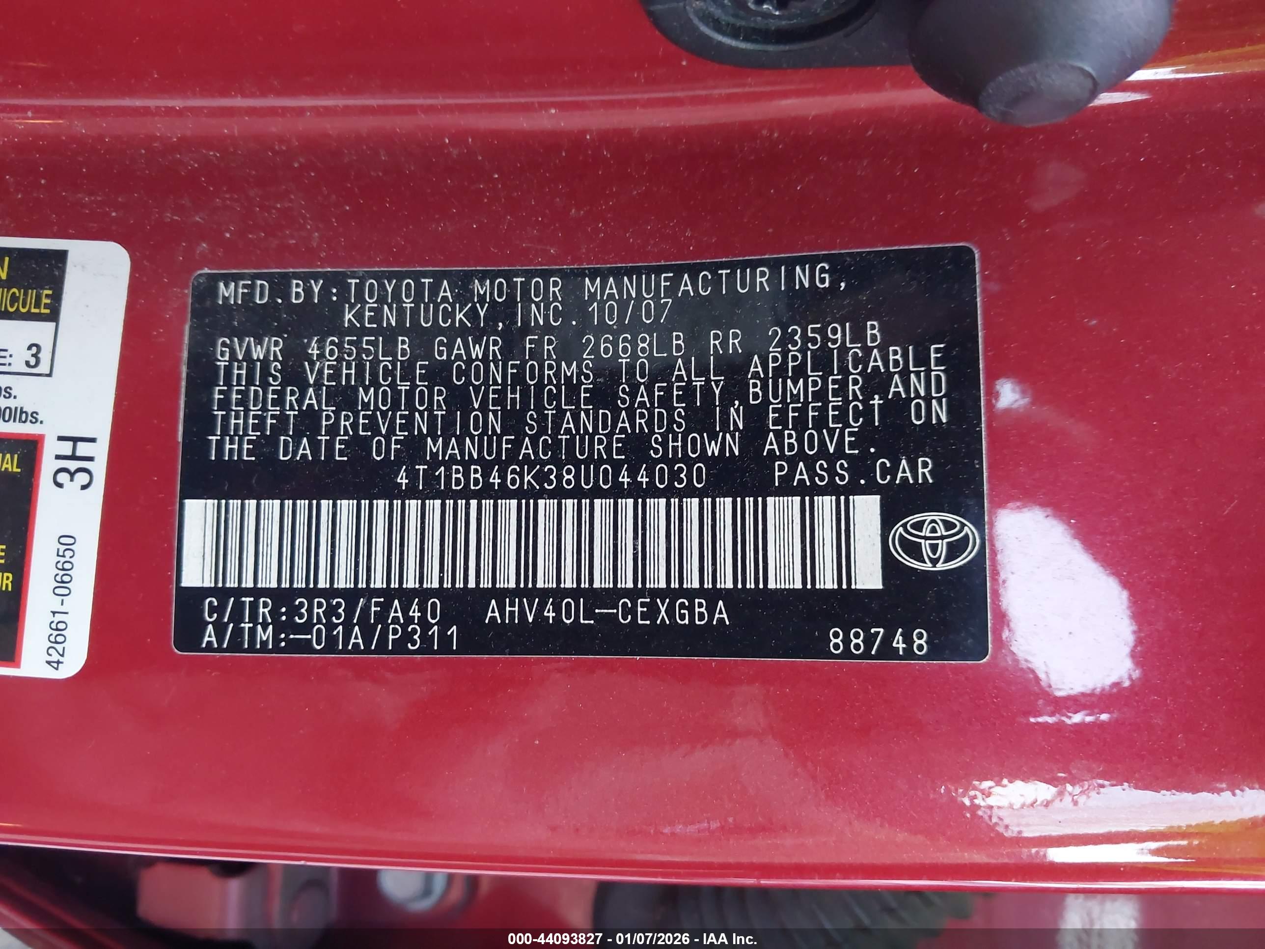 TOYOTA CAMRY image 9