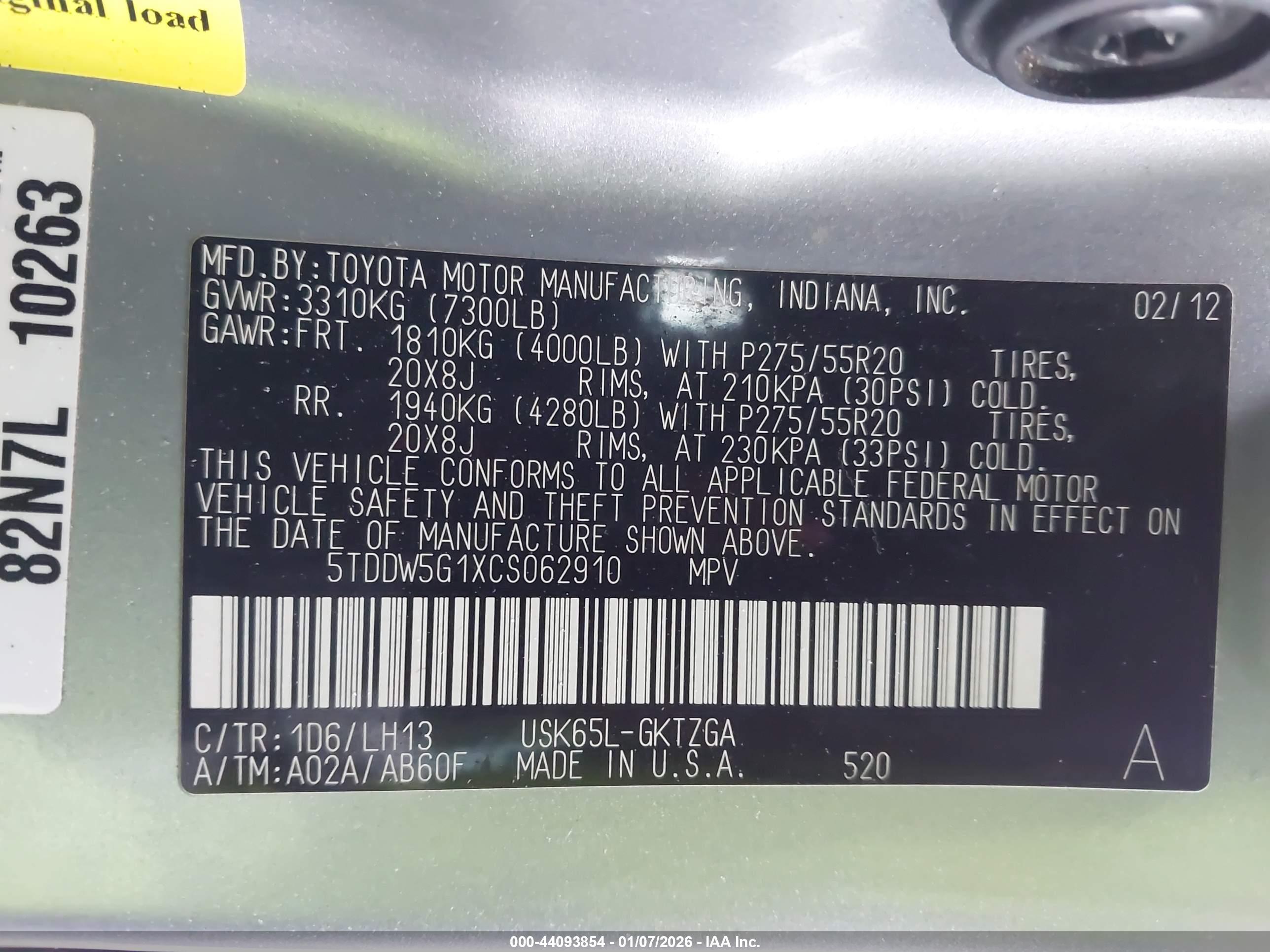 TOYOTA SEQUOIA image 9
