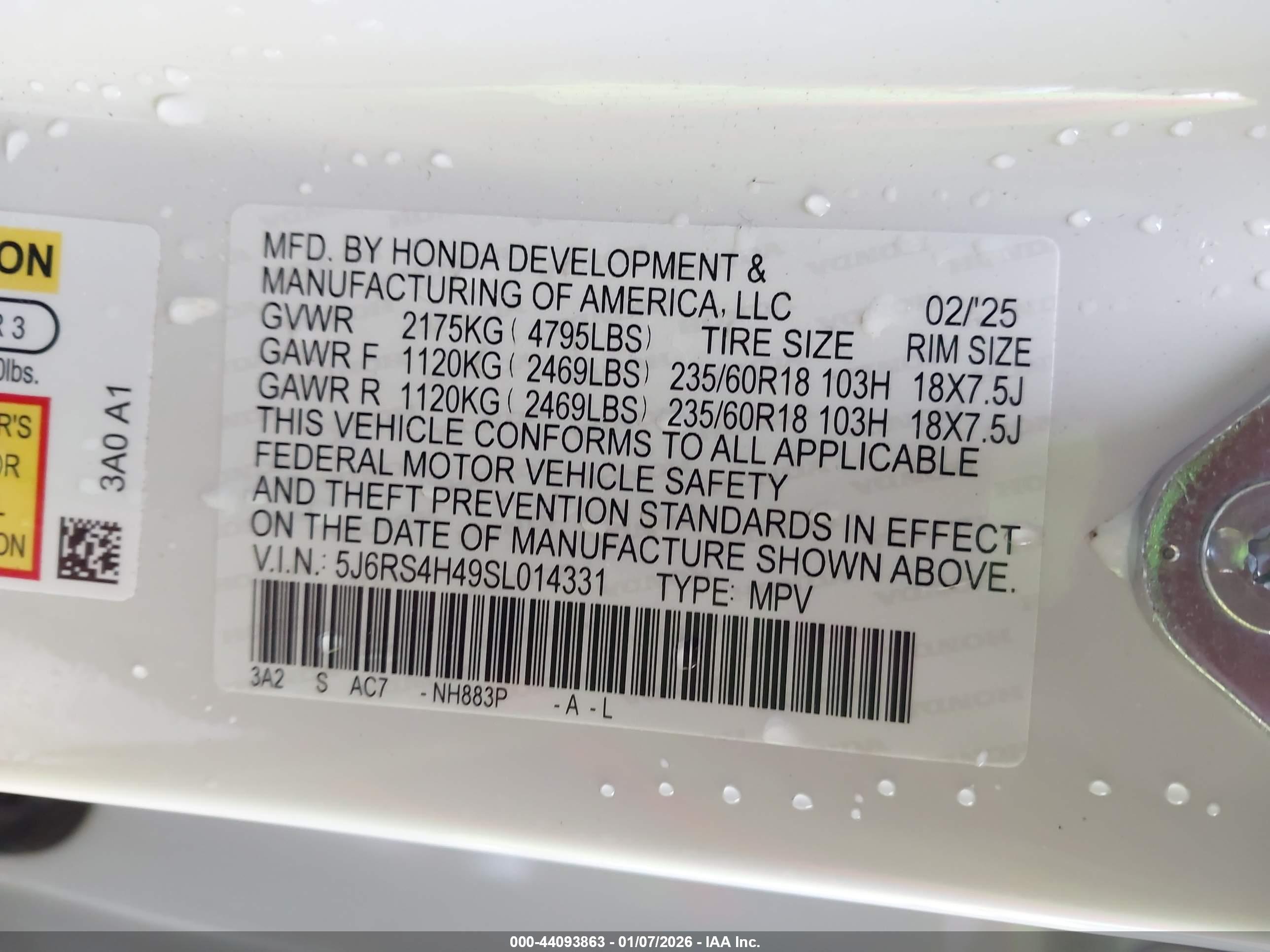 HONDA CR-V image 9