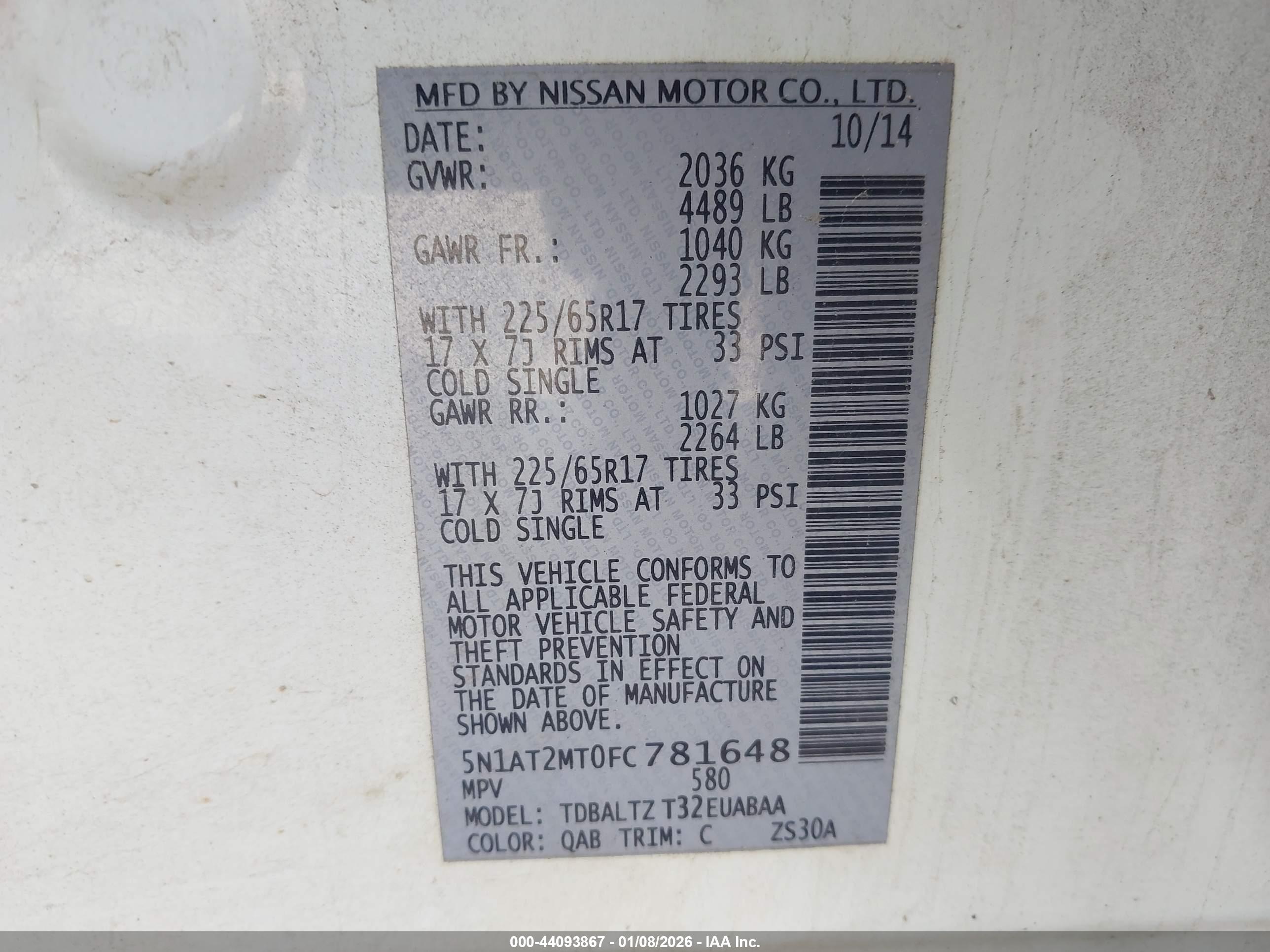 NISSAN ROGUE image 9