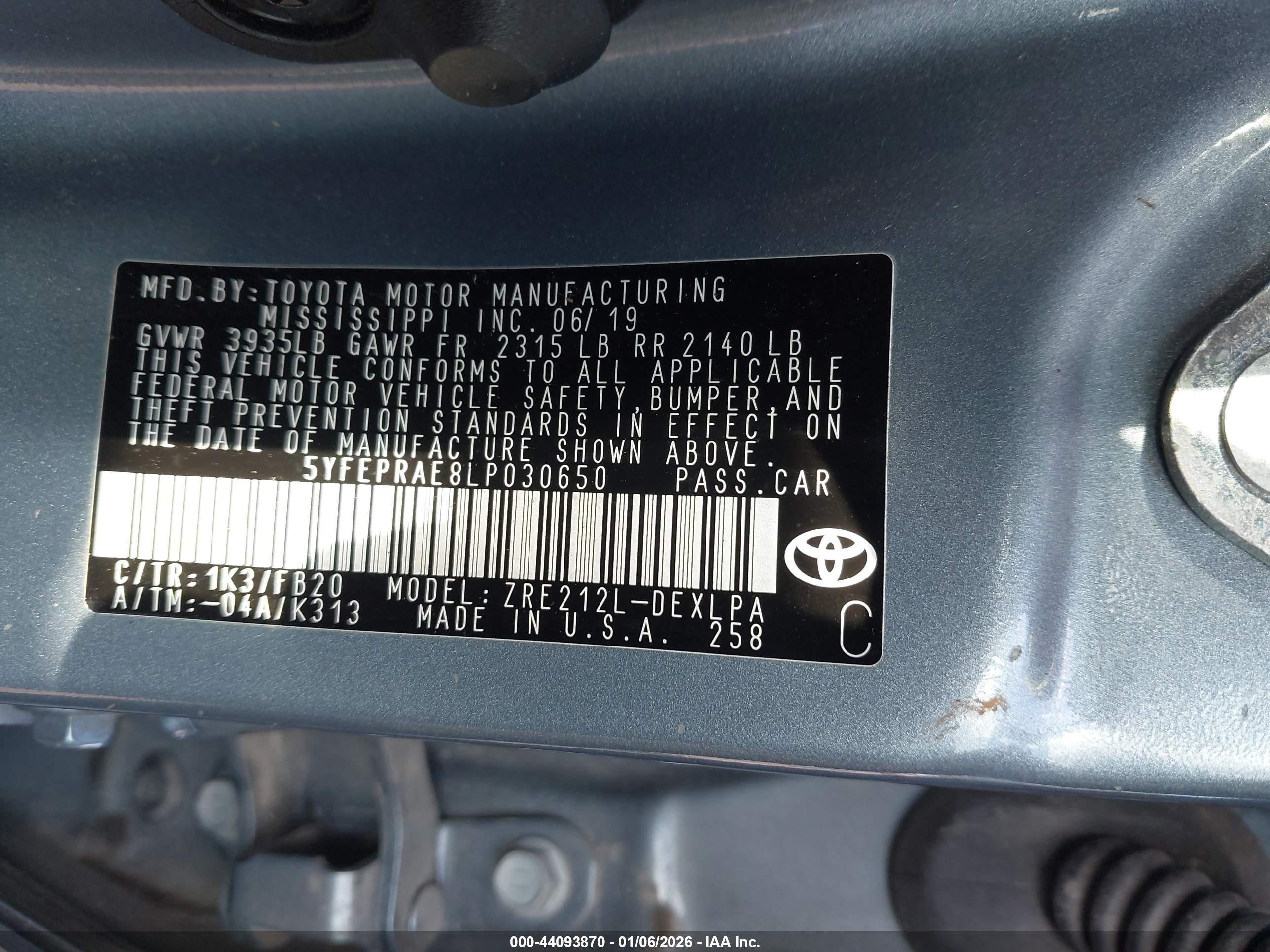 TOYOTA COROLLA image 9