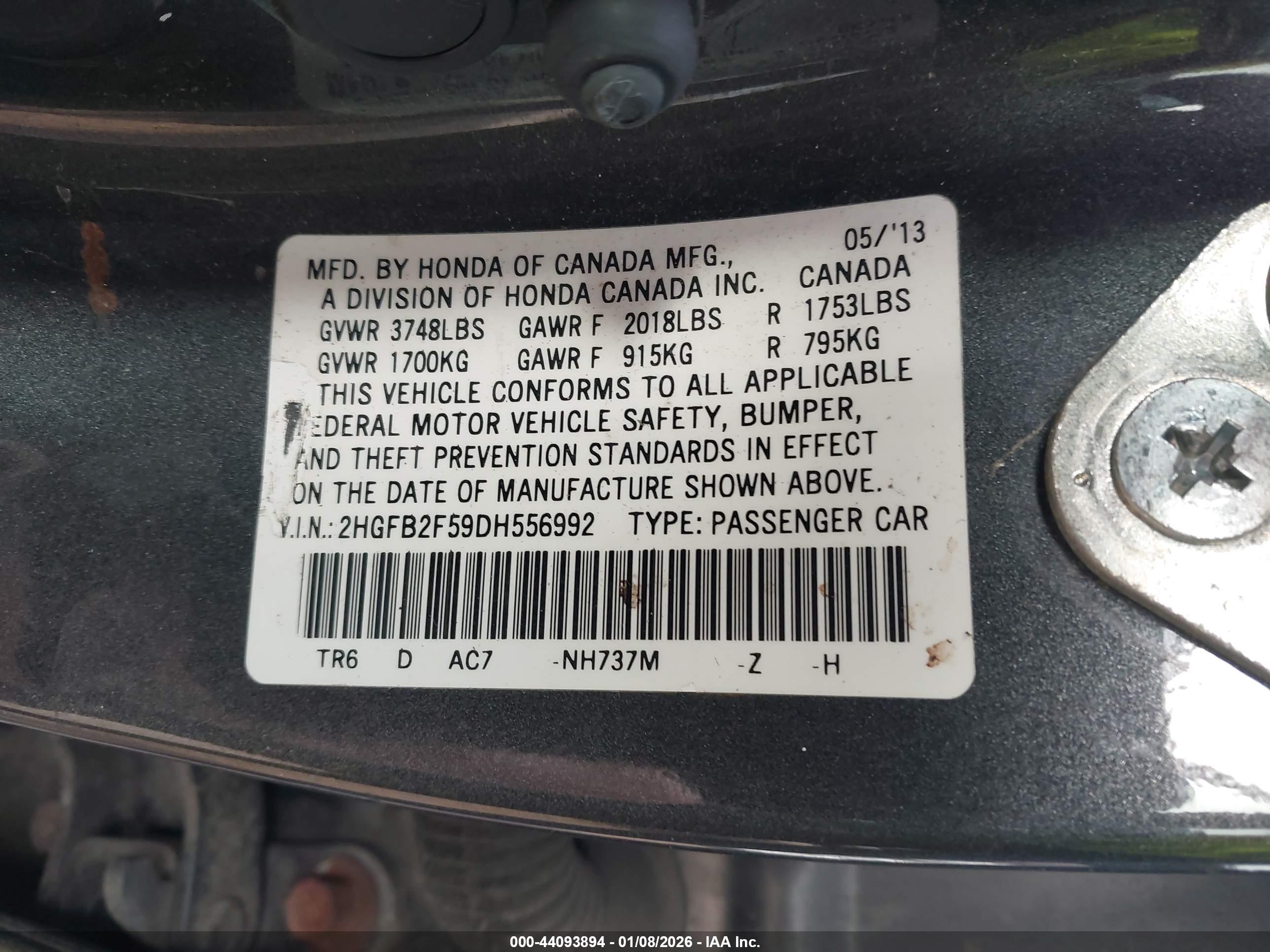 HONDA CIVIC image 9