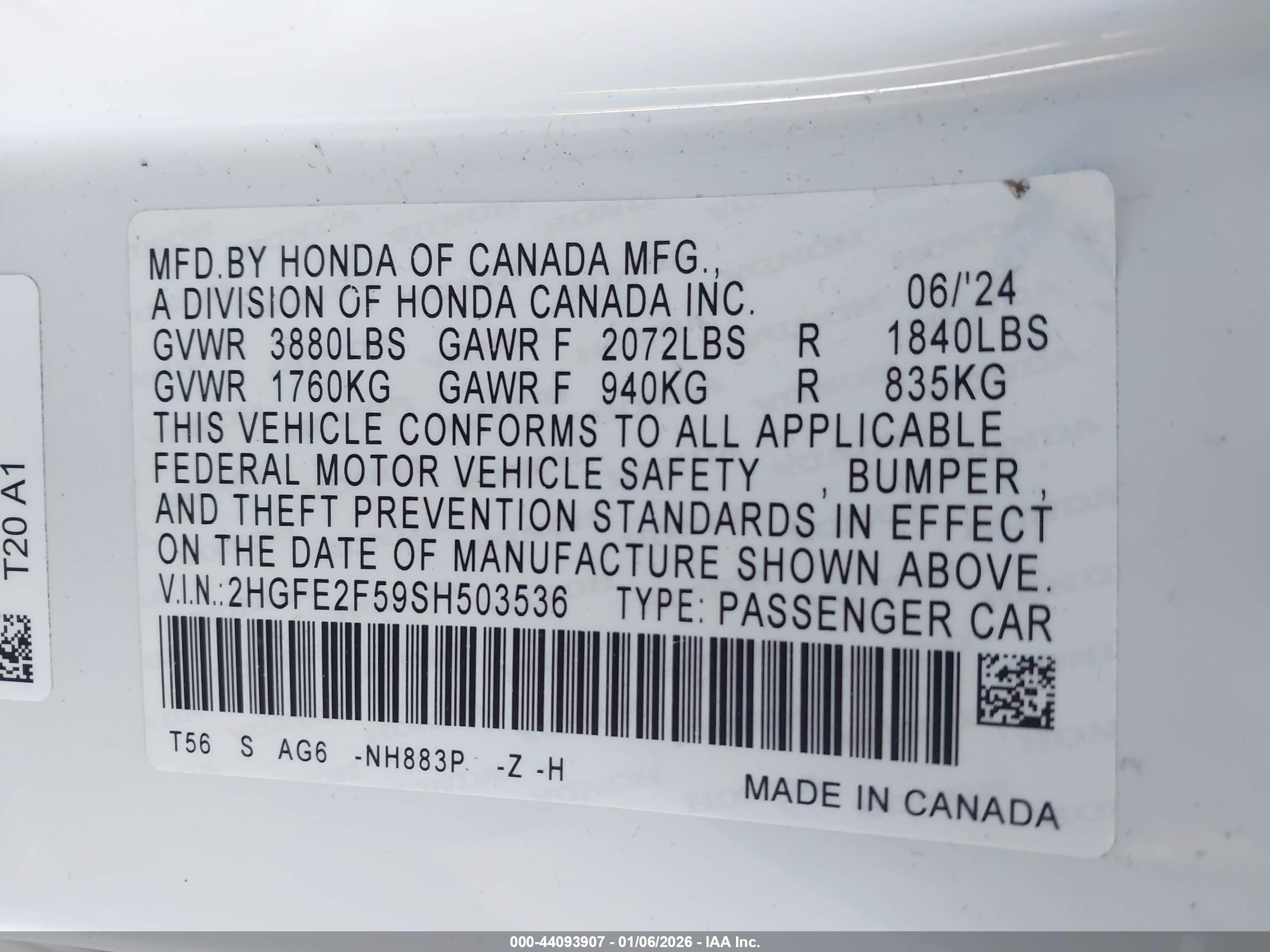 HONDA CIVIC image 9