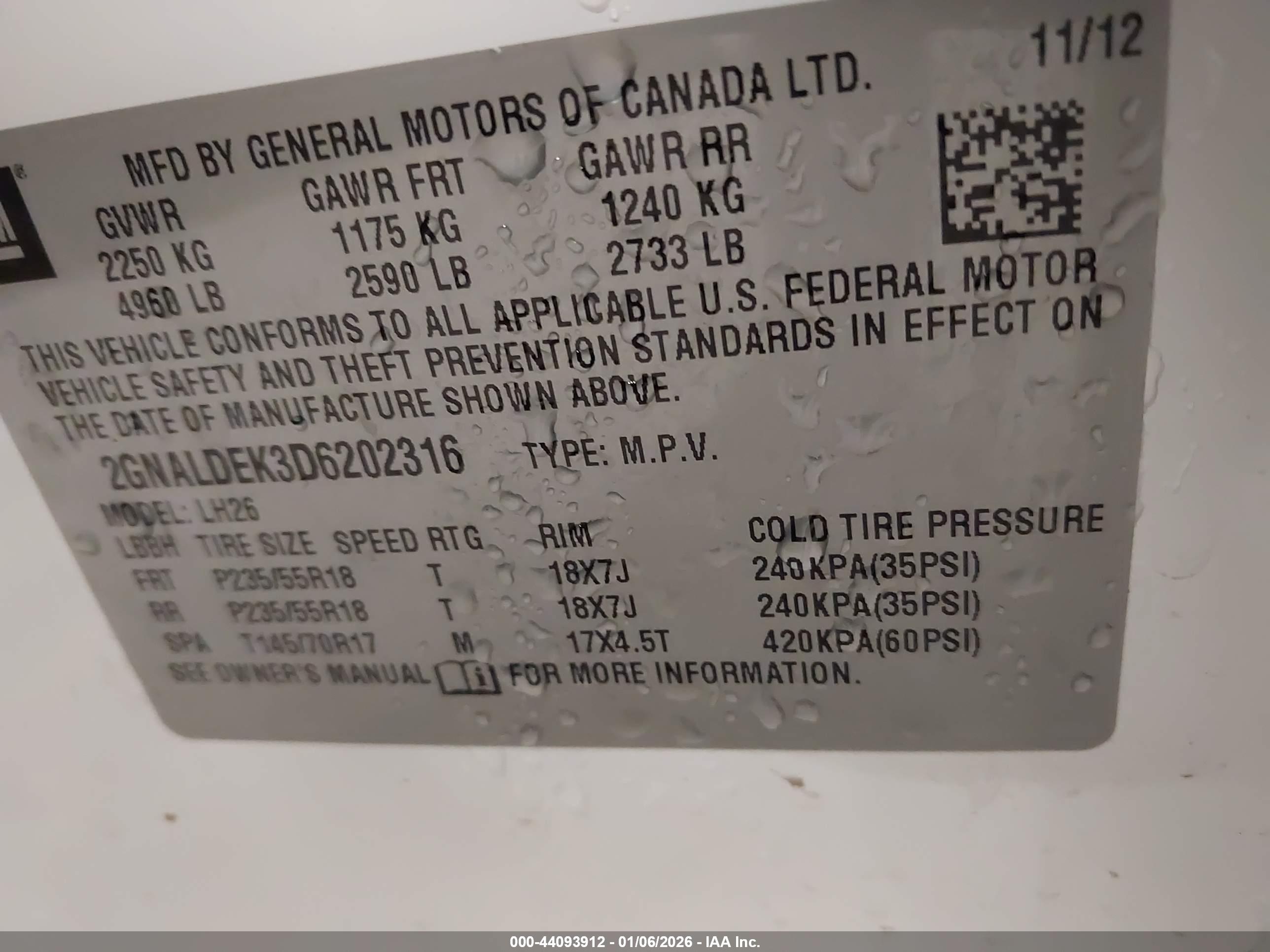 CHEVROLET EQUINOX image 9