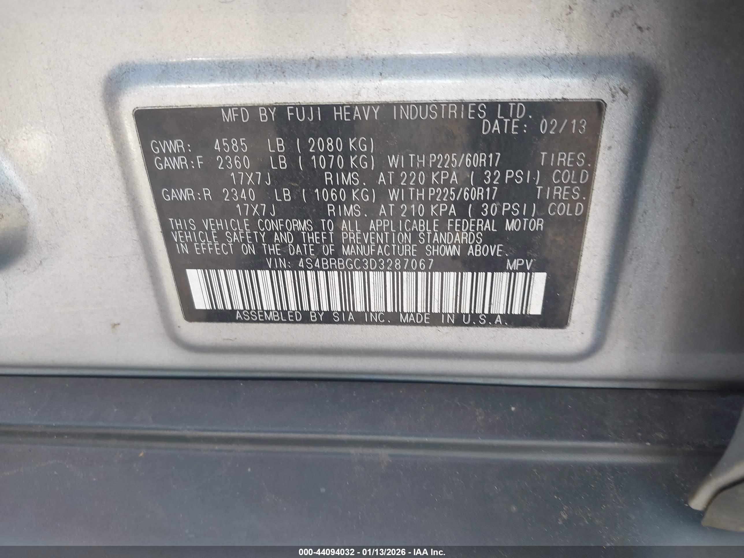 SUBARU OUTBACK image 9