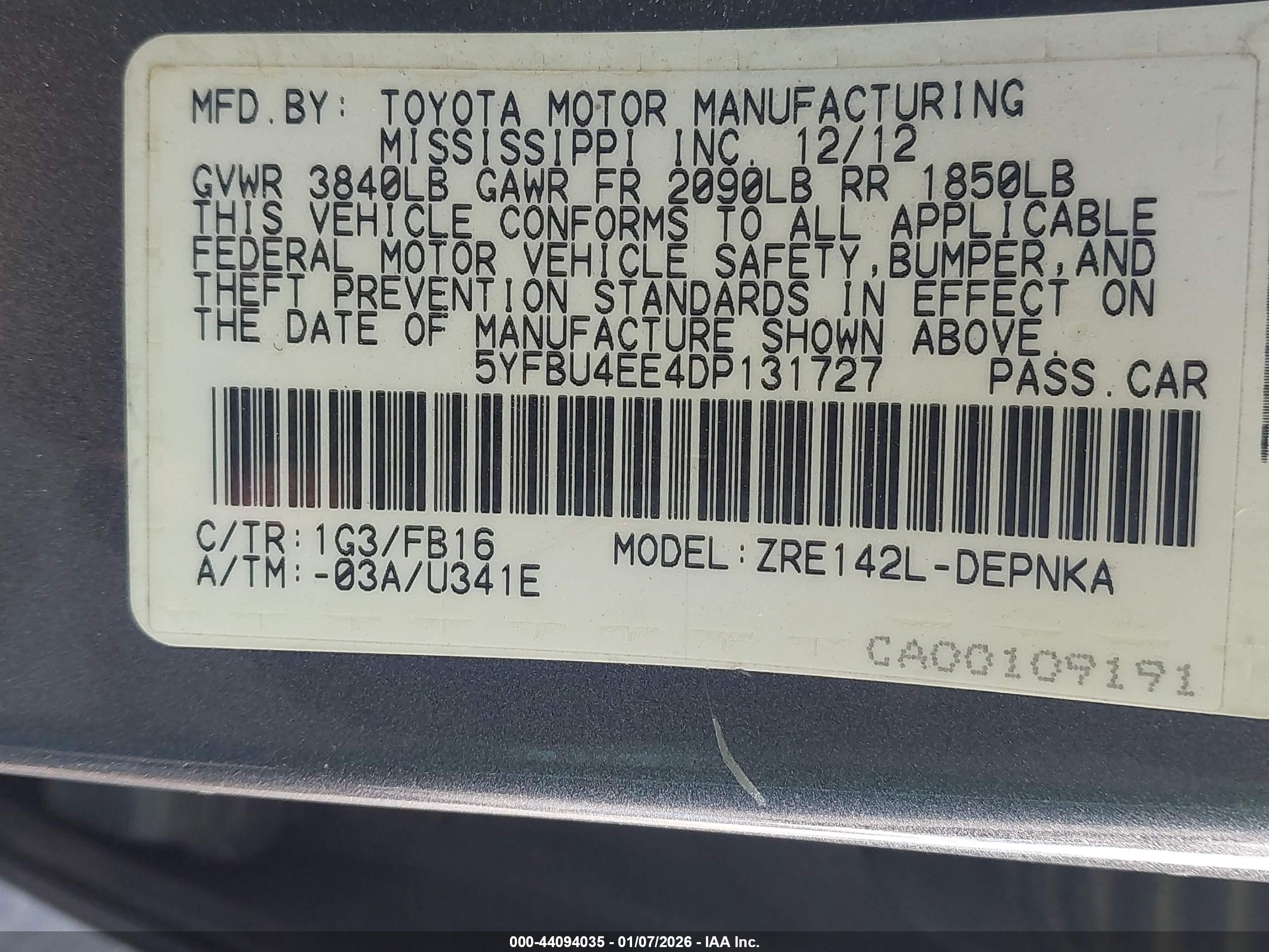 TOYOTA COROLLA image 9