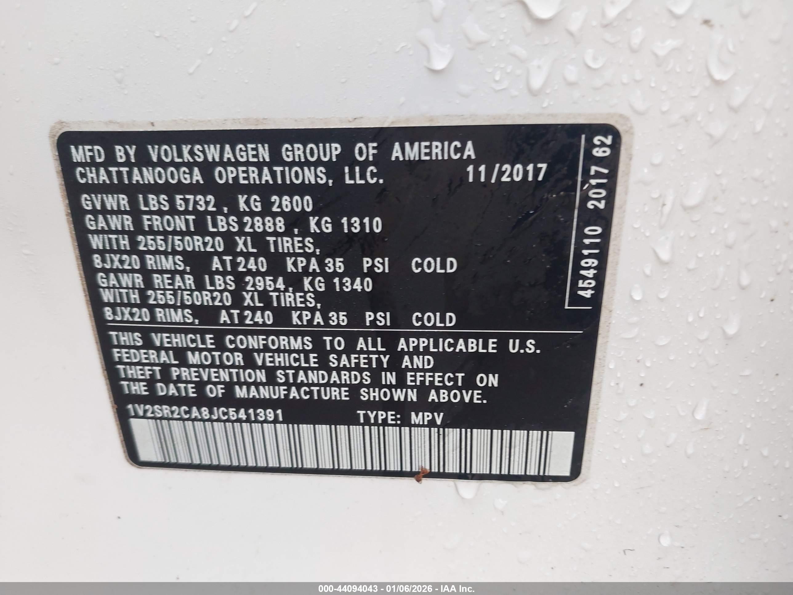 VOLKSWAGEN ATLAS image 9