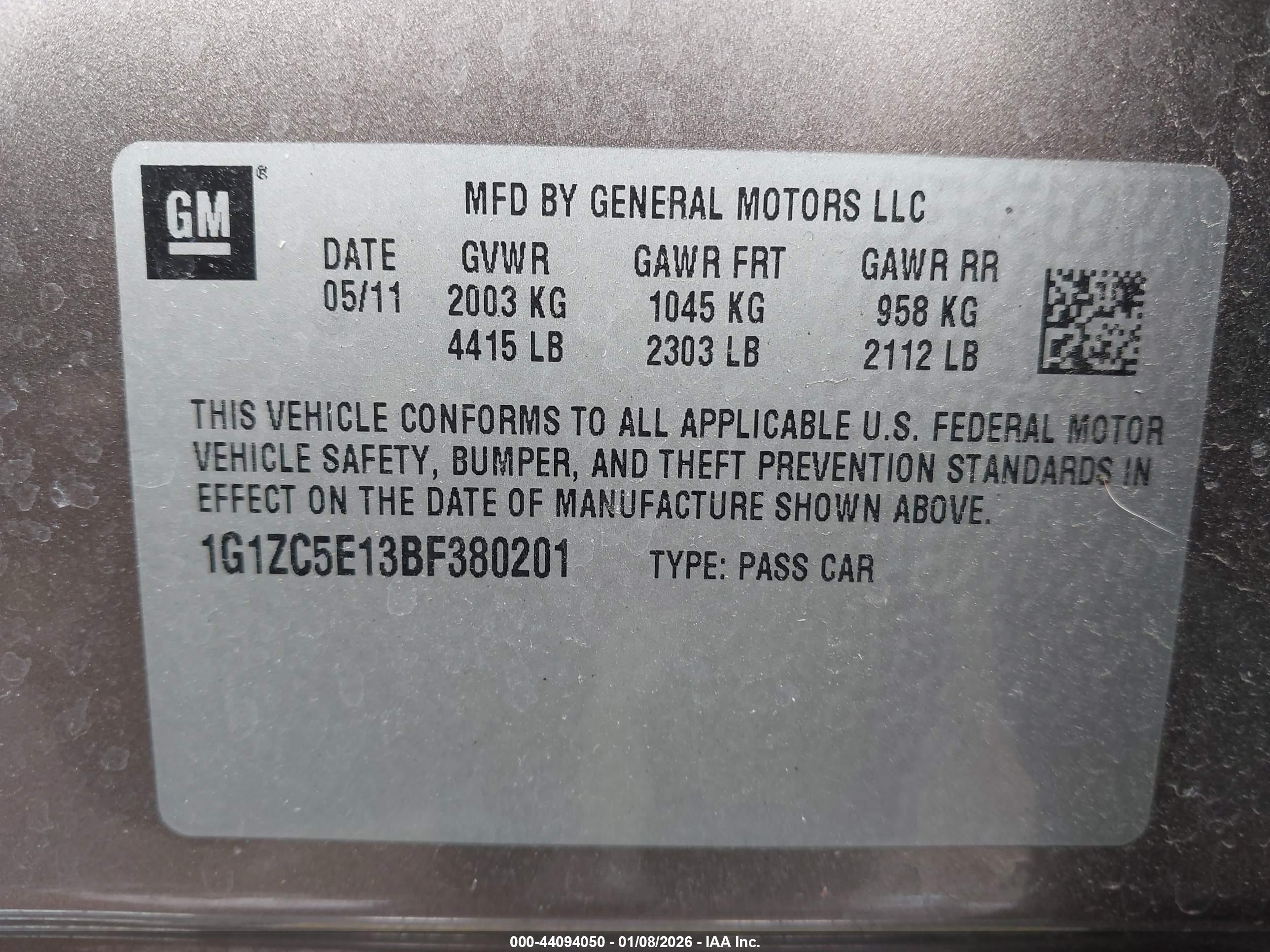 CHEVROLET MALIBU image 9