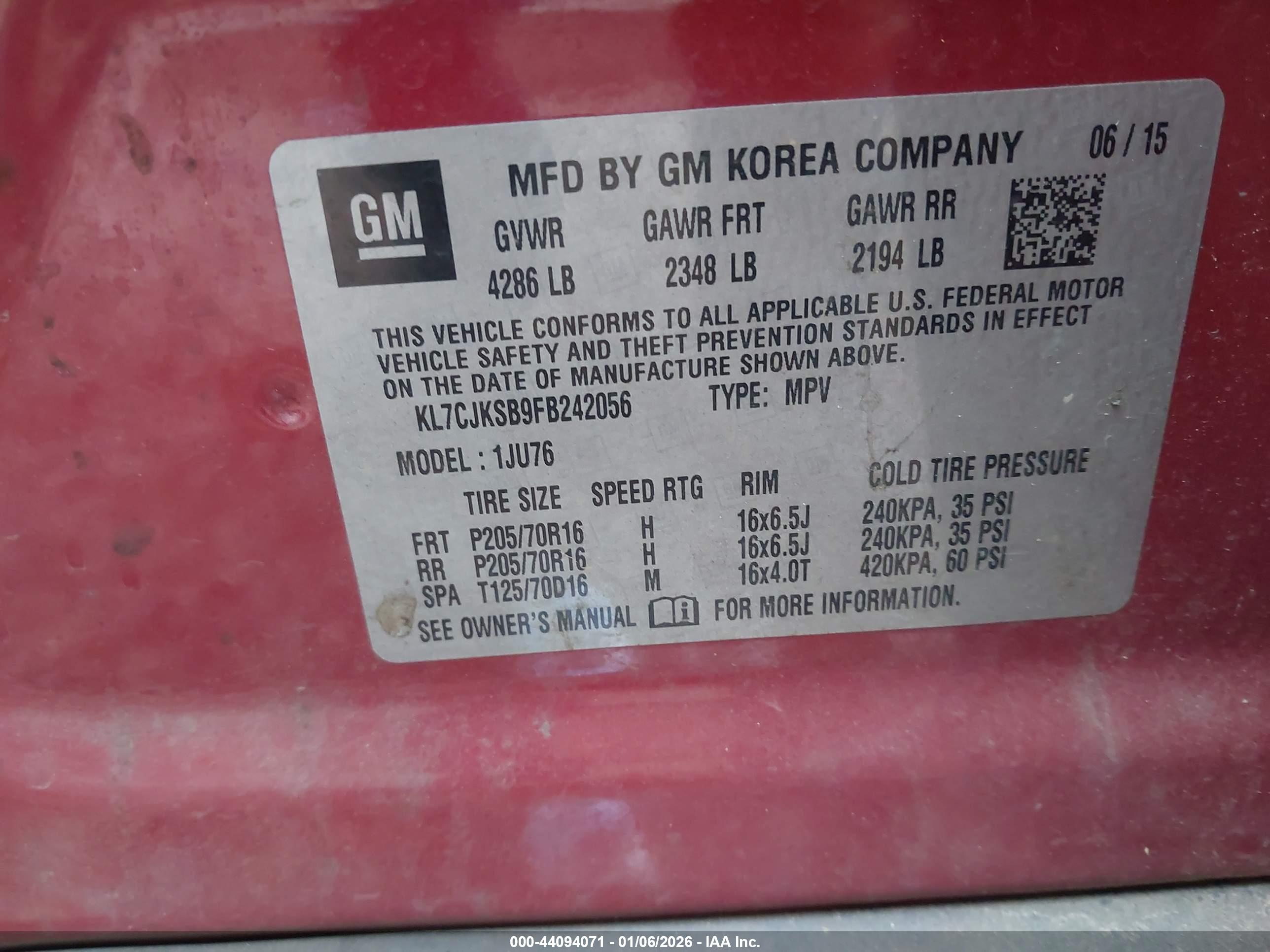 CHEVROLET TRAX image 9