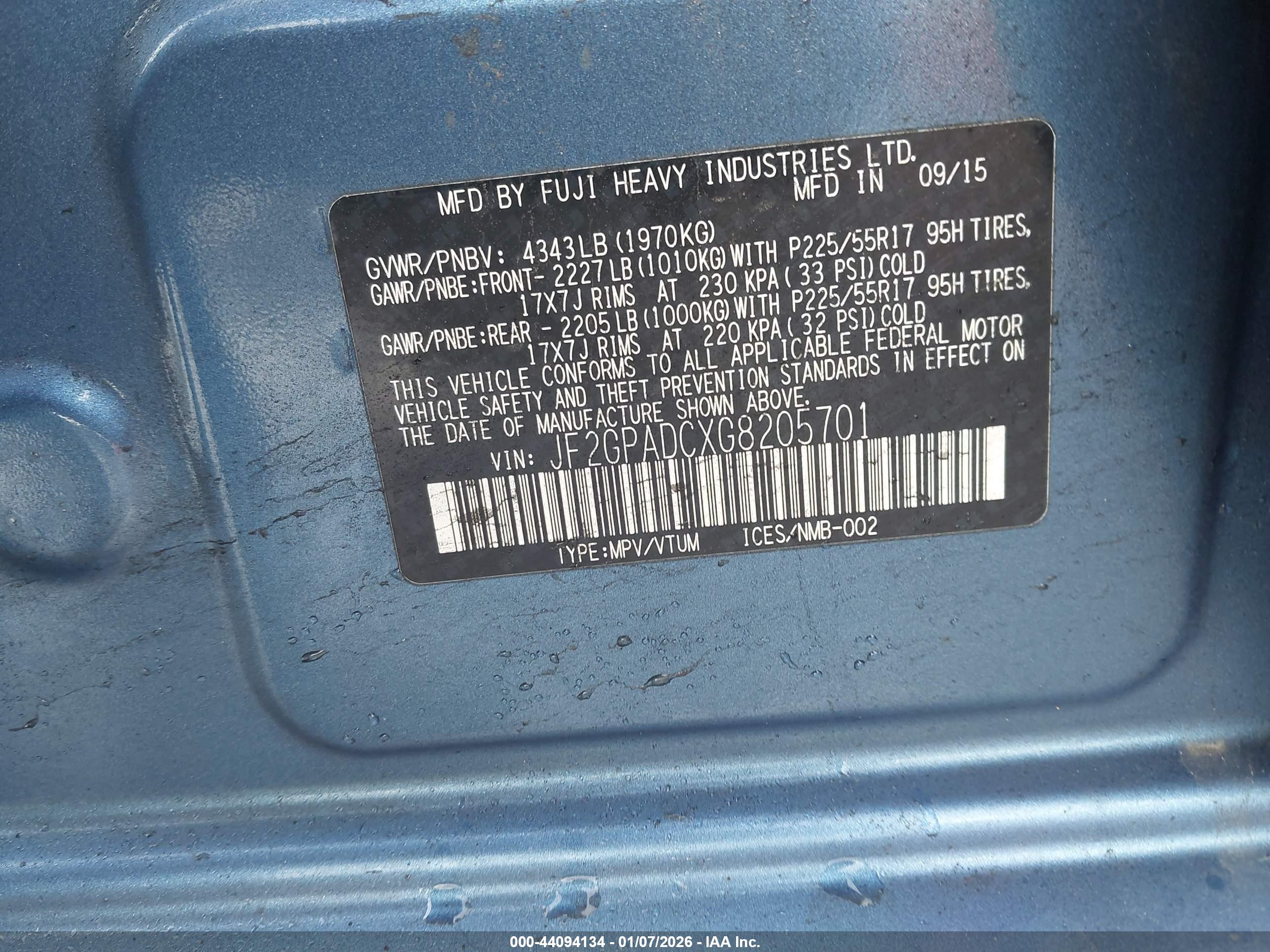 SUBARU CROSSTREK image 9