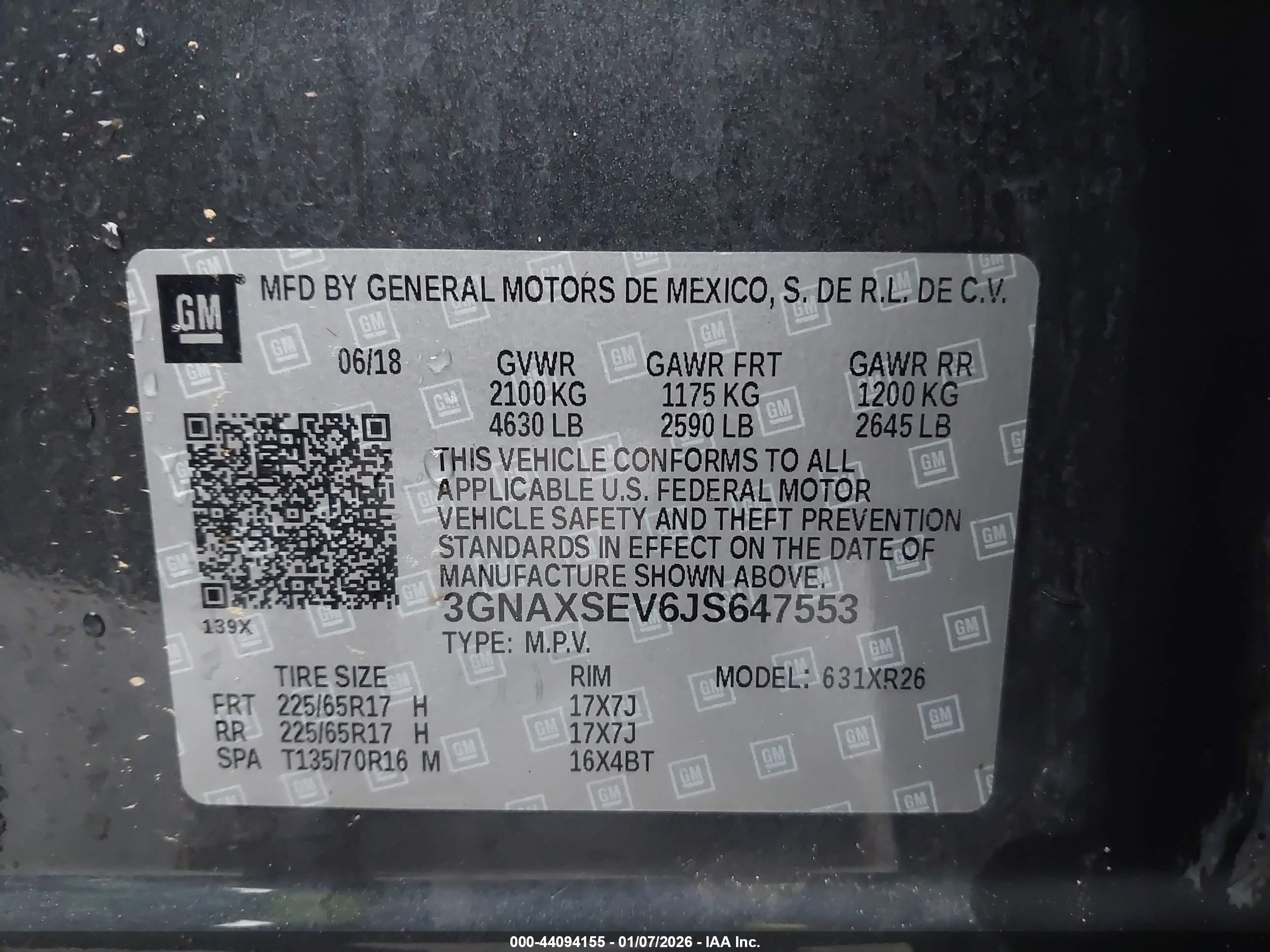 CHEVROLET EQUINOX image 9