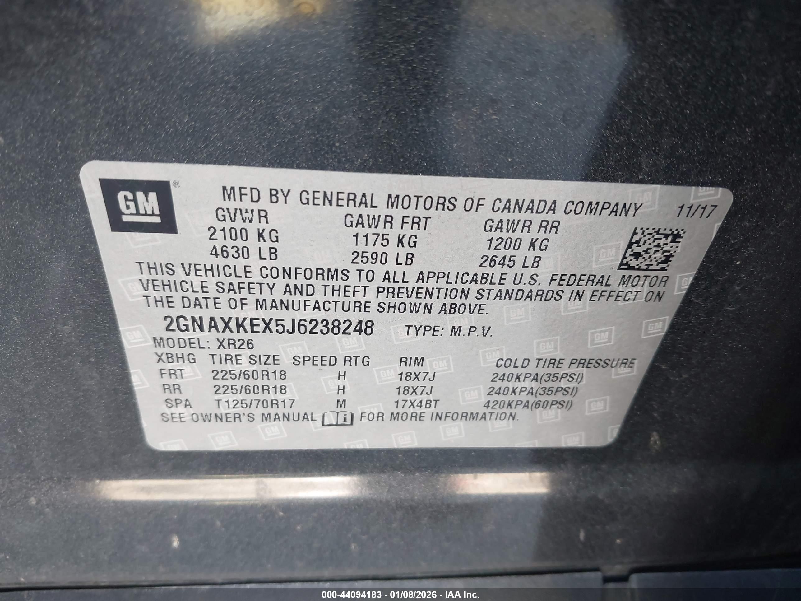CHEVROLET EQUINOX image 9
